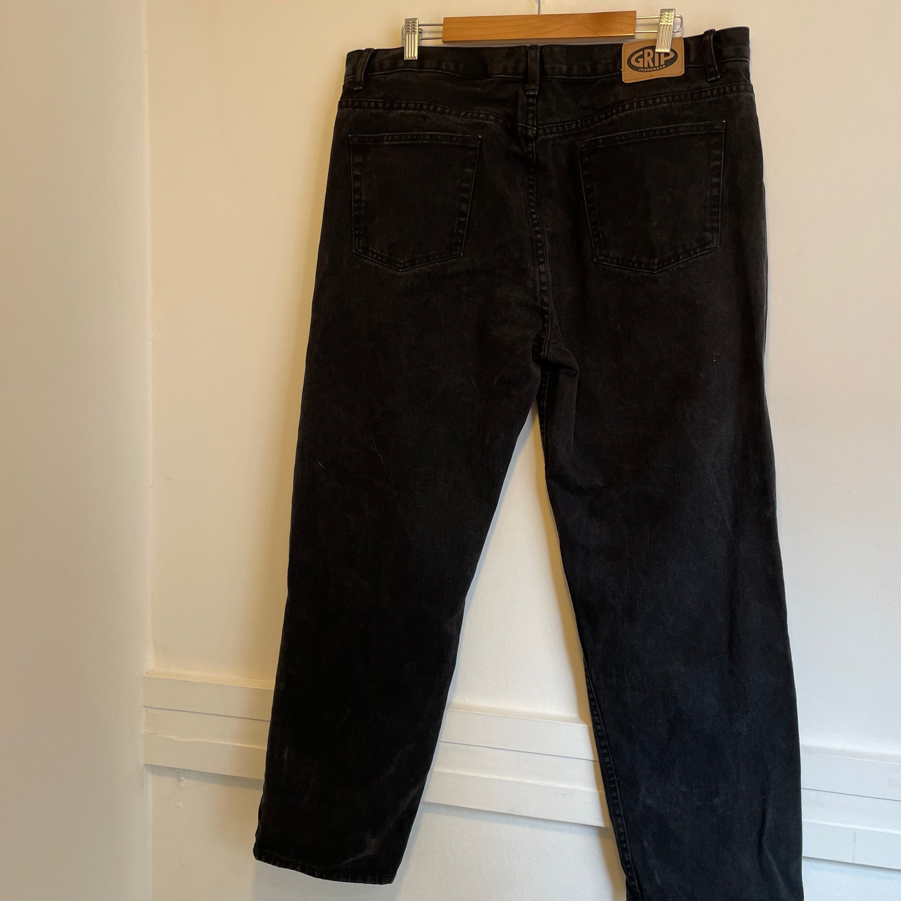 Premium Black Denim Jeans for Men & Women | Classic 40