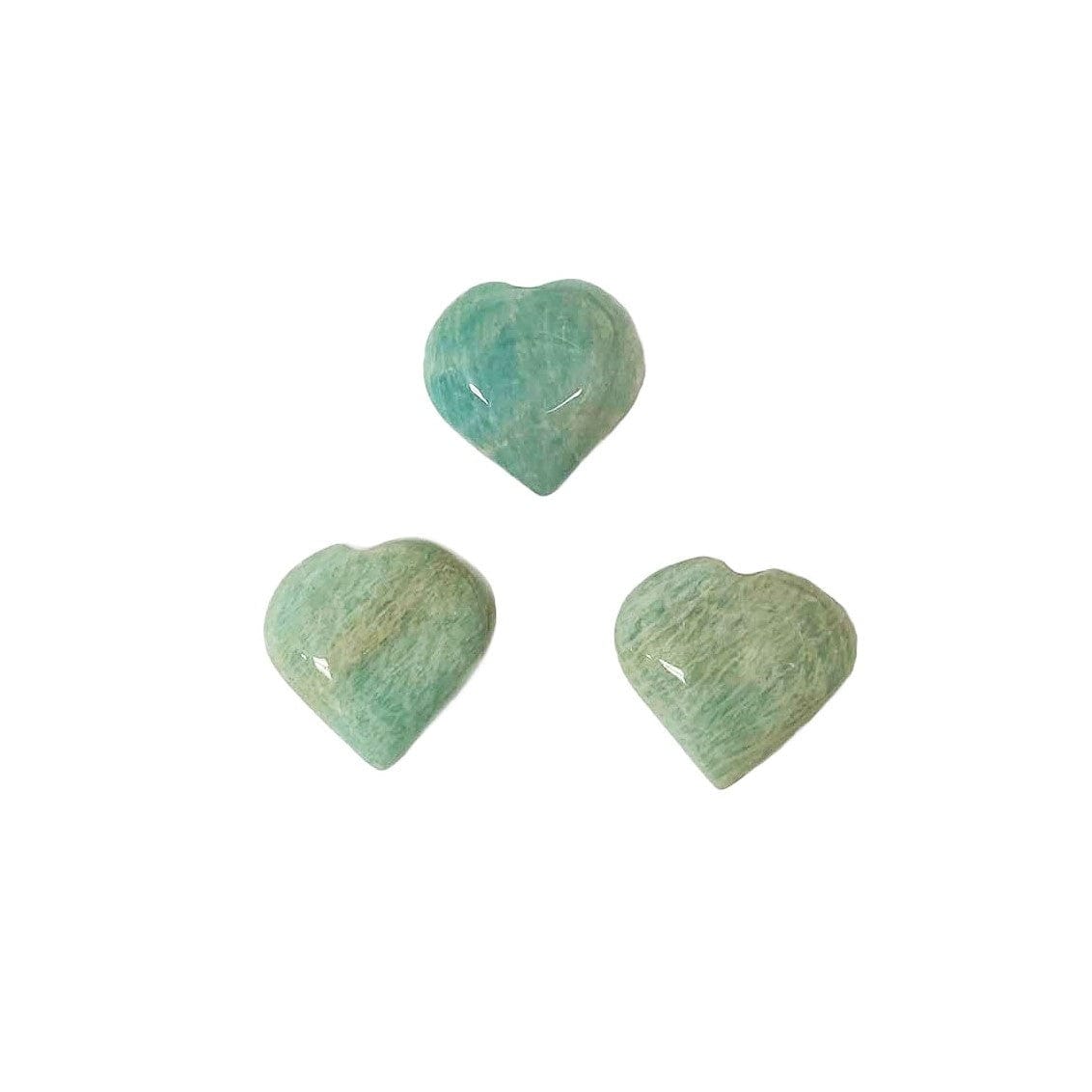 Amazonite Puff Heart Necklace - Natural Gemstone Jewelry for Women, Boho Chic Accessory | Perfect for Everyday Wear, Gift Giving & Spiritual Healing