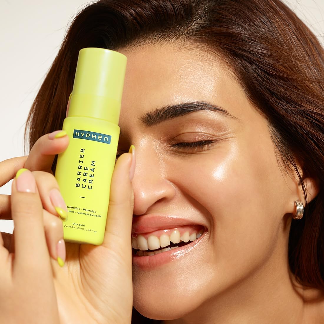 Hy.ph.en Barrier Care Face Cream for Oily & Combination Skin - Lightweight Peptide & Ceramide Moisturizer | Strengthens Skin Barrier, Deep Hydration | Oil-Free 50ml | Perfect for Daily Skincare Routine & Sensitive Skin Relief