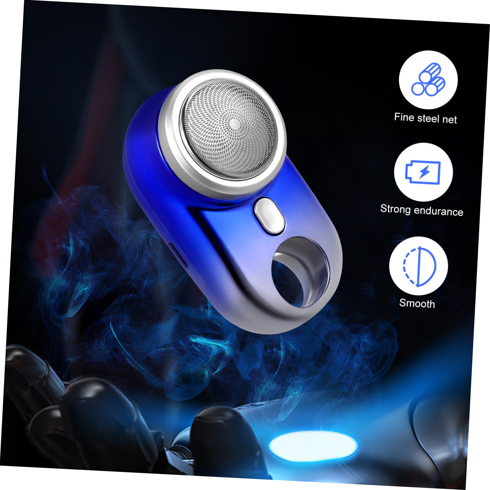 Best Electric Shaver for Men - Rechargeable Cordless Razor with Precision Trimmer, Waterproof & Portable for Travel & Home Use - Perfect for Smooth Shaving & Beard Grooming on the Go