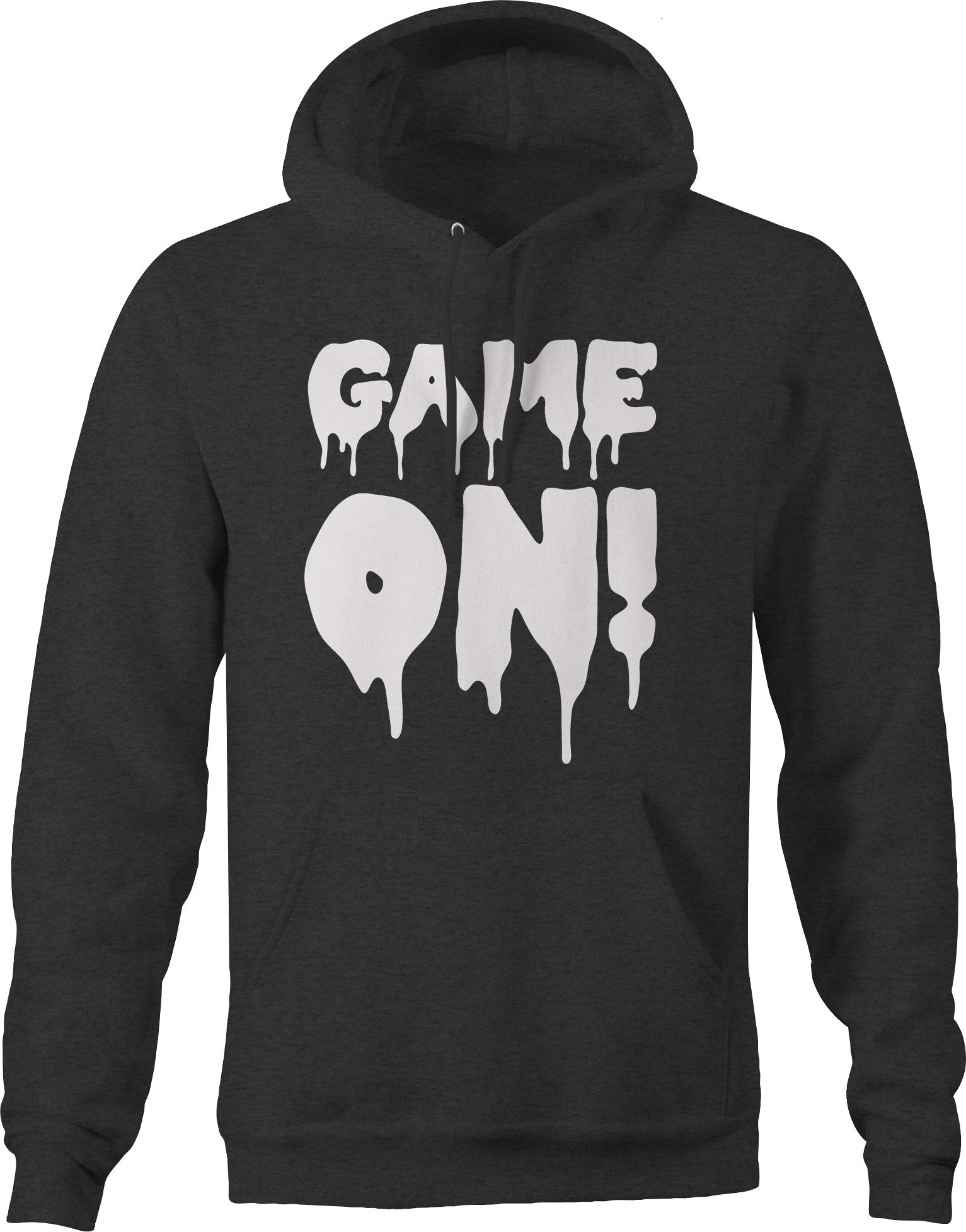 Paintball Slime Balls Game Hoodie for Men - Dark Grey Adrenaline Junkie Pullover | Perfect for Outdoor Sports, Paintball Battles & Extreme Adventure Enthusiasts