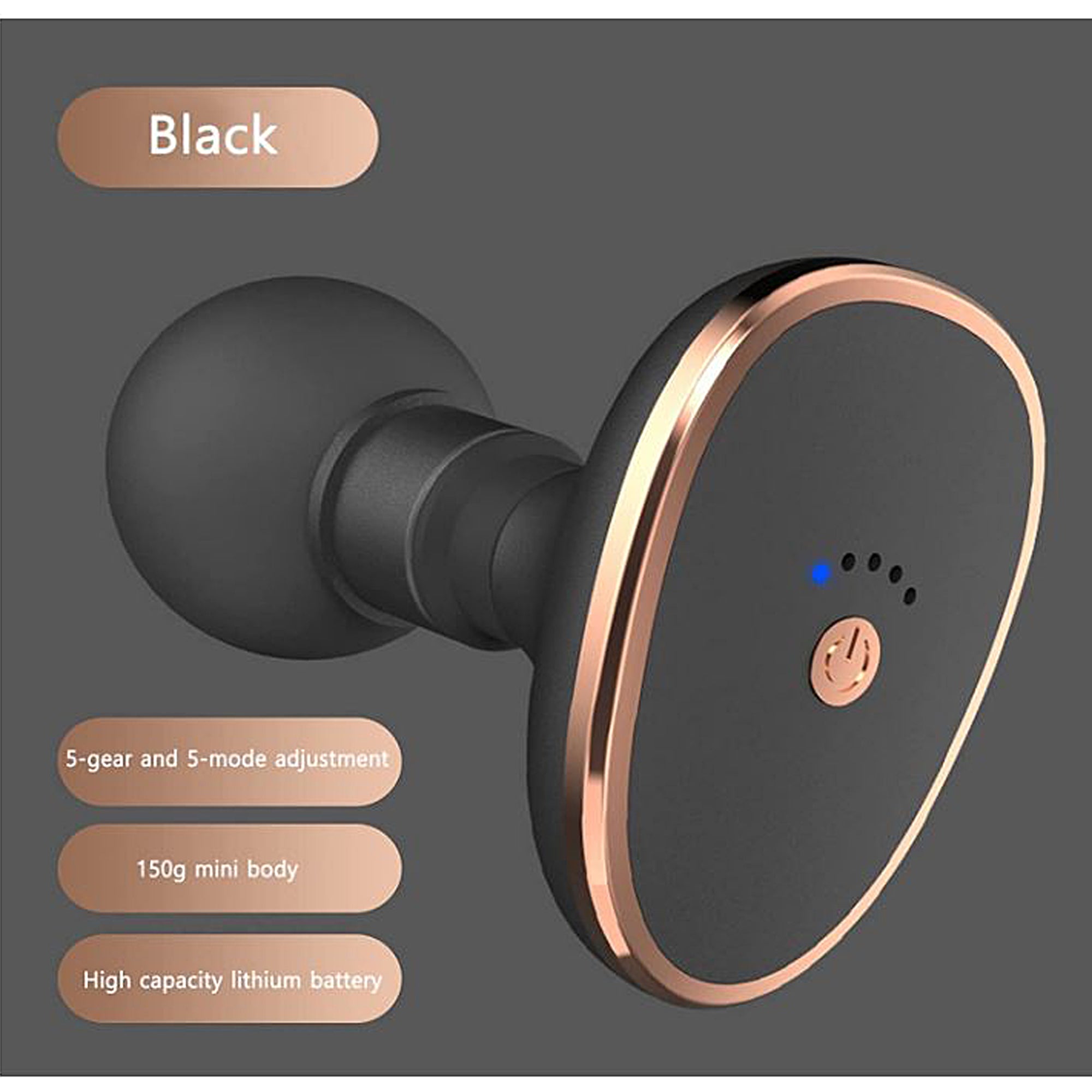 EVERTONE Deep Tissue Micro Massager - Handheld Percussion Muscle Massager for Pain Relief & Recovery - Perfect for Athletes, Gym, Office & Home Use