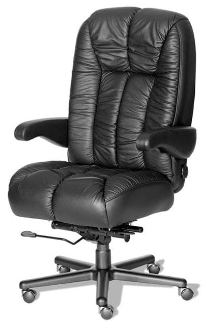 ERA Newport Heavy Duty Plush Office Chair - Ergonomic Executive Desk Chair with Lumbar Support for Home & Office Use - Comfortable Computer Chair for Long Hours of Work or Gaming