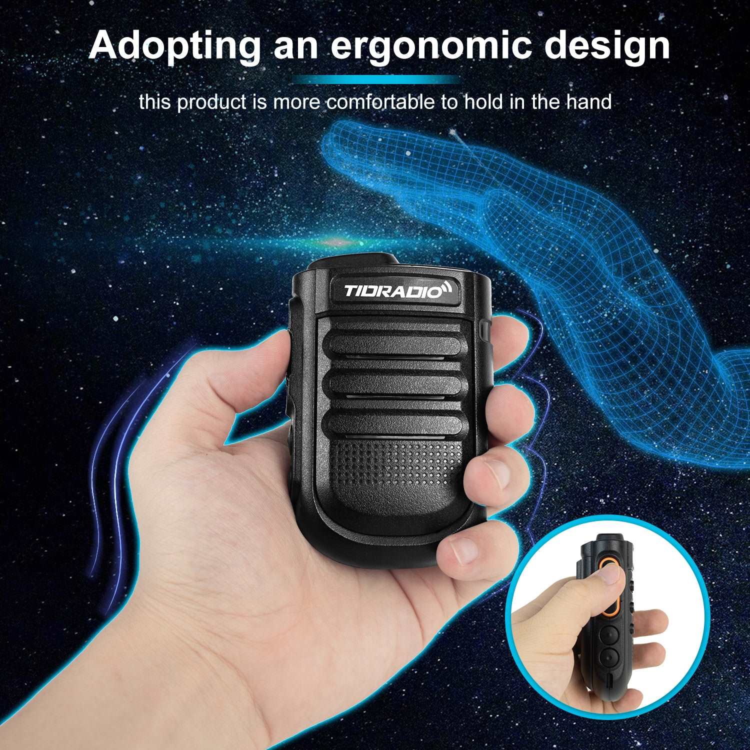 Wireless Microphone for POC Radio & Smartphone - Perfect for Outdoor Adventures, Live Streaming, and Professional Audio Recording