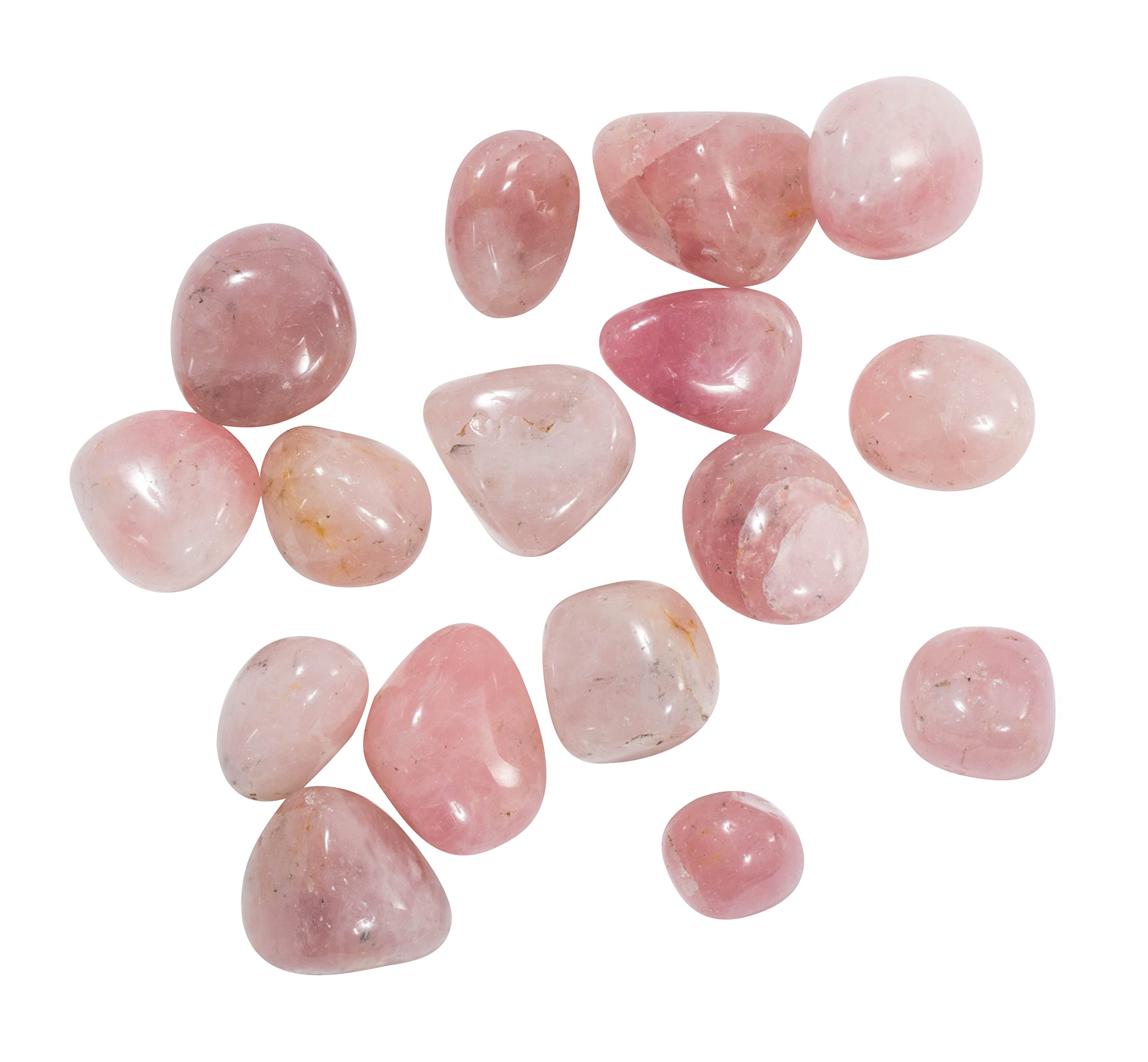 Natural Tumbled Rose Quartz Stone | 0.75”-1.25” Healing Crystal | 1 Piece for Jewelry Making, Meditation & Home Decor