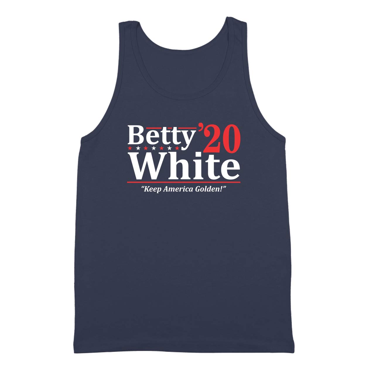 Betty White 2020 Election Keep America Golden Men's Tank Top - Patriotic Vintage Graphic Tee for Casual Wear & Political Events
