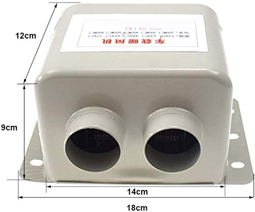800W Portable Car Heater and Fan - Dual Function Defroster & Demister for Windshield - Ideal for Winter Driving and Quick Window Clearing