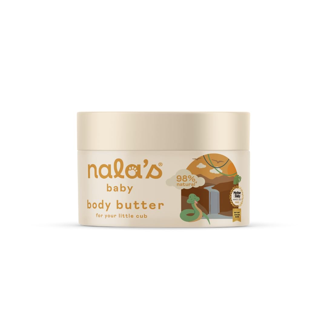 Nala's Baby Body Butter - 98% Natural, Vegan & Dermatologist-Tested | Soothing Oat for Sensitive Skin