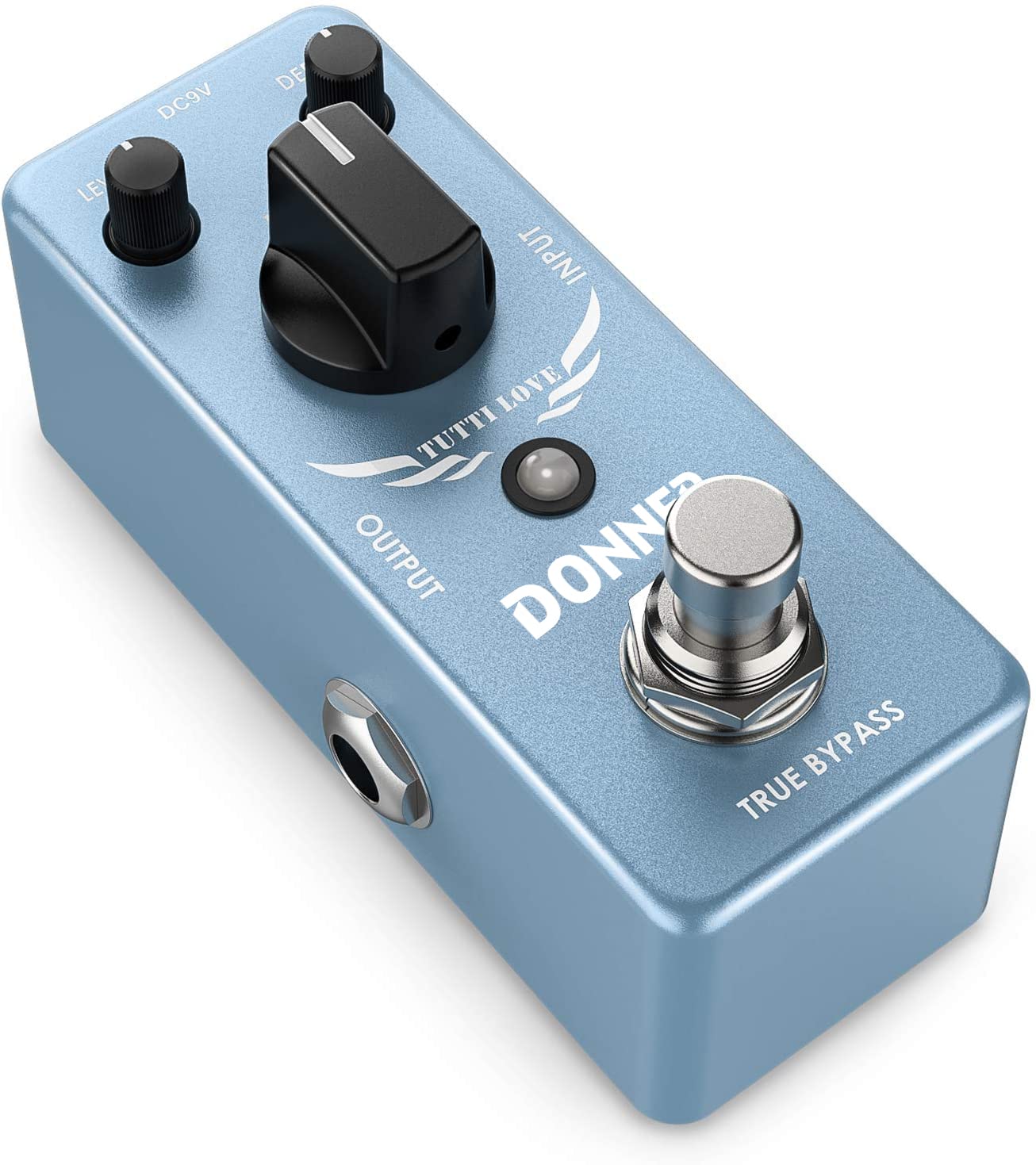 Donner Tutti Love Analog Chorus Pedal - Classic Warm Chorus Effect for Electric Guitar with True Bypass | Perfect for Stage Performances & Studio Recording