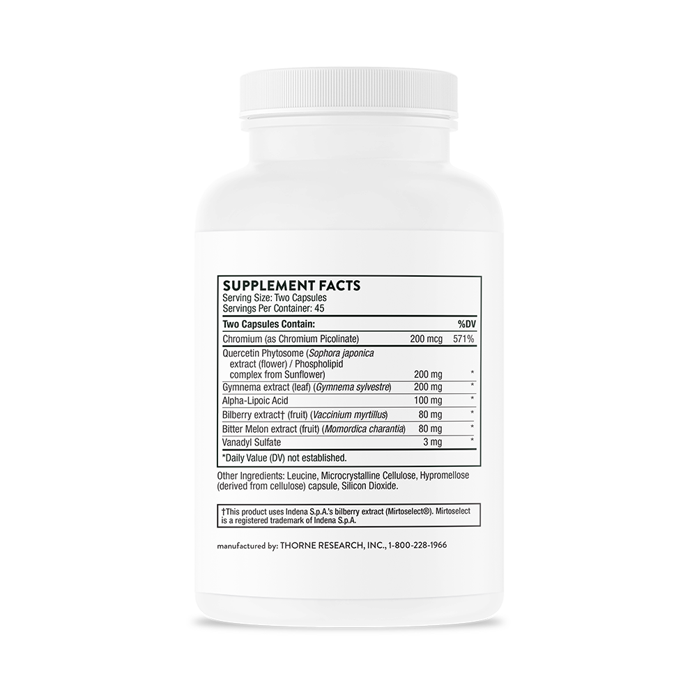Thorne Diabenil (SF790) - Blood Sugar Support Supplement for Diabetes Management - Supports Healthy Glucose Levels for Daily Wellness