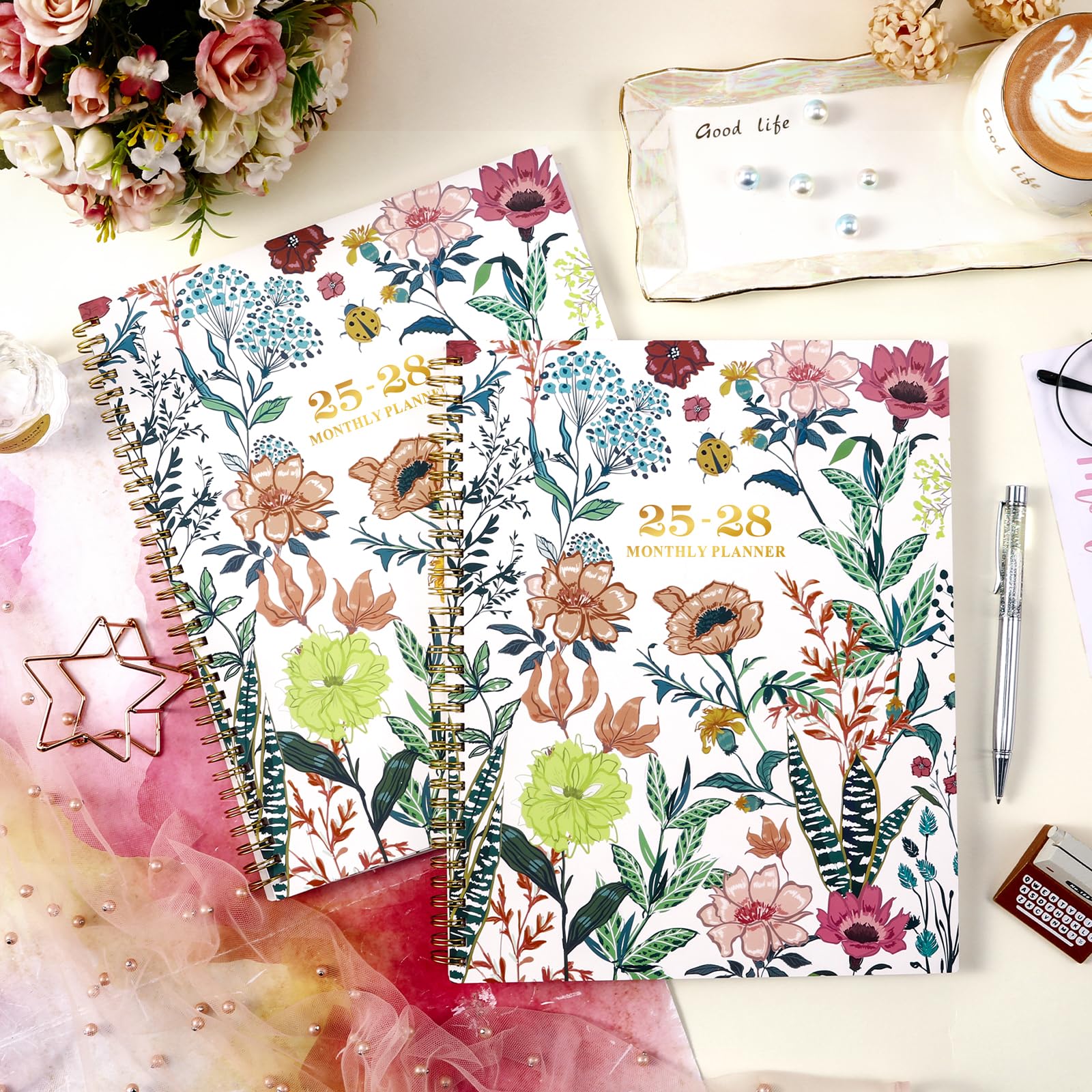 2025-2028 Monthly Planner Calendar | 3 Year Academic Planner (July 2025 - June 2028) | 9