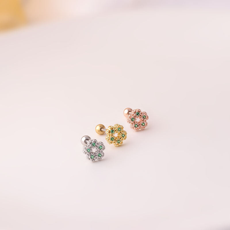 20G Cartilage Tiny Stud Earrings with Butterfly Flat Back - Hypoallergenic Stainless Steel Ear Jewelry for Women | Perfect for Daily Wear, Parties & Gifts