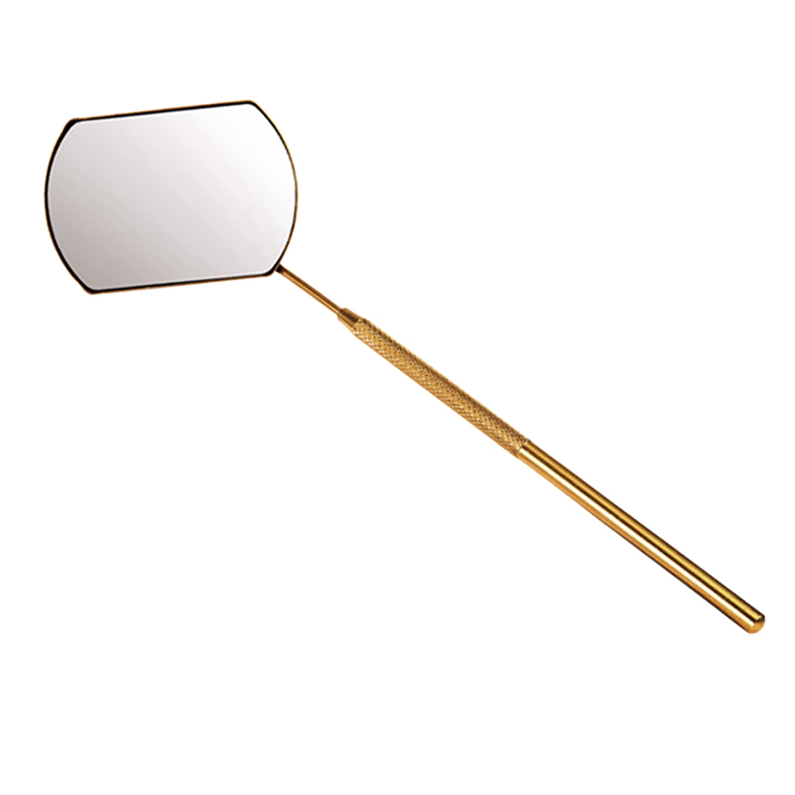 Professional Stainless Steel Mirror for Eyelash Extension Application - Golden Finish | Perfect for Lash Artists, Beauty Salons & Home Use