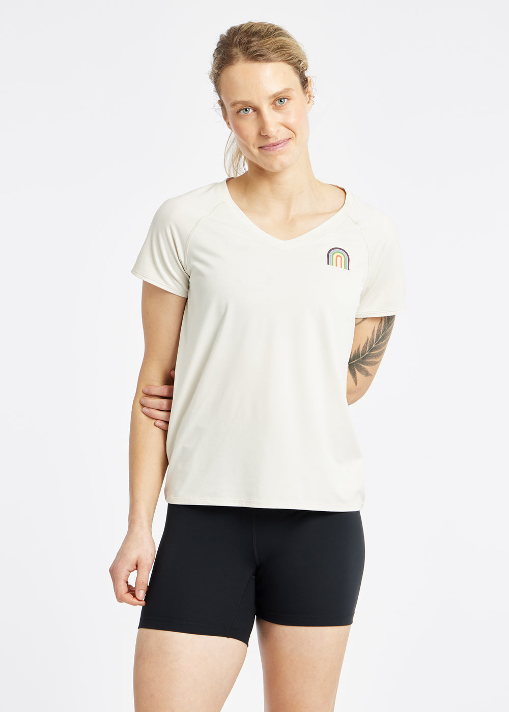 Essential V-Neck Short Sleeve T-Shirt for Women - Soft Cotton Casual Tee - Perfect for Everyday Wear, Workouts & Summer Outfits