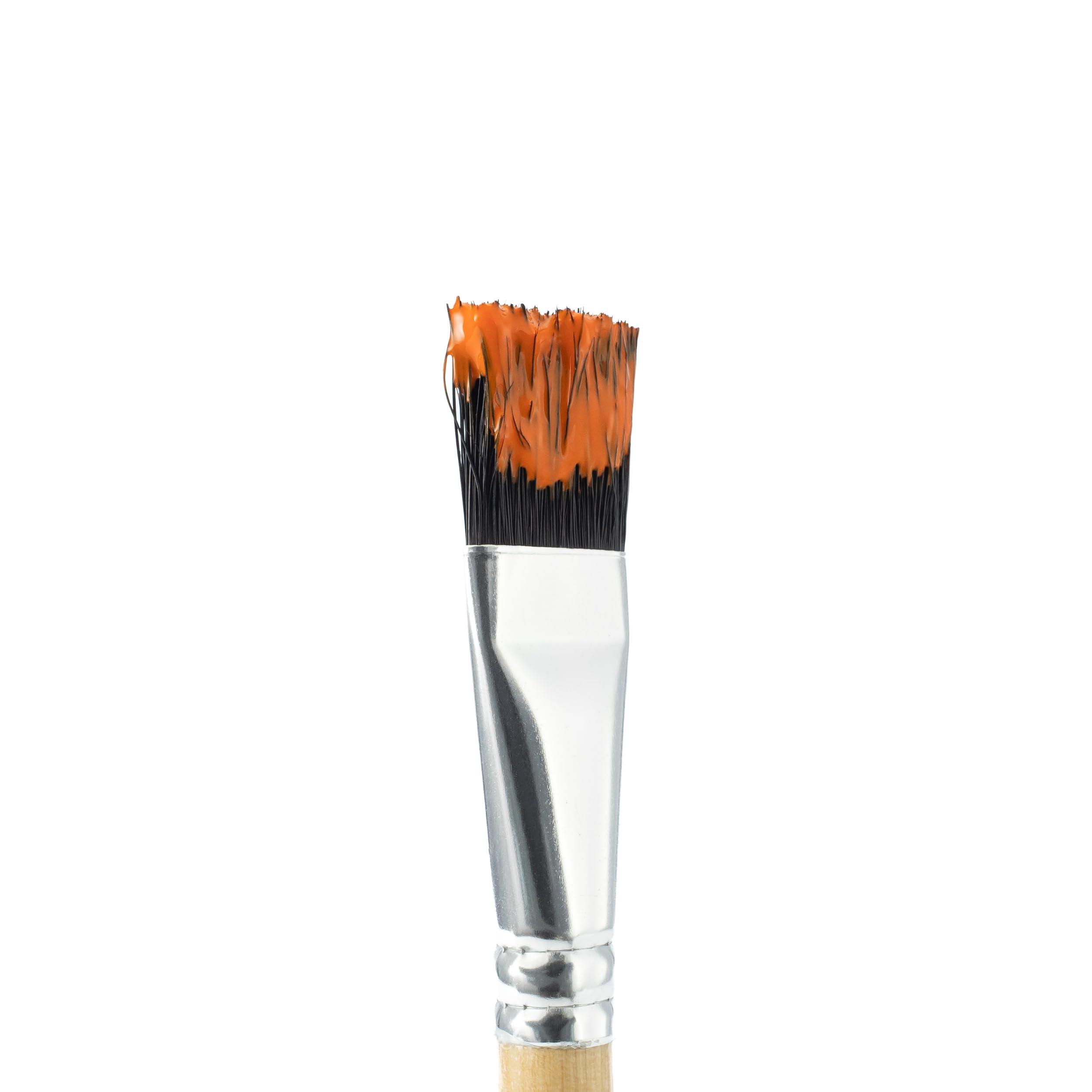 School Smart Black Bristle Paint Brushes with Enameled Hardwood Handles - Bulk Set of 72 Assorted Sizes for Classroom, Art Projects & DIY Crafts - Perfect for Kids, Students & Professional Artists