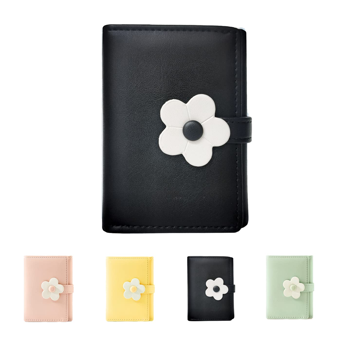 MEISEE Tri-Fold Floral Wallet for Women & Girls - Stylish Cash, Card Holder with ID Window & Coin Purse | Perfect for Everyday Use, School, Work & Travel
