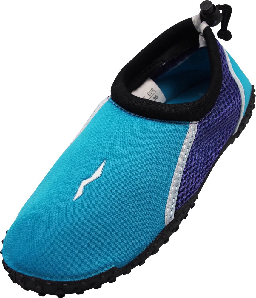 NORTY Wave Aqua Sock - Women's Water Shoes for Swimming, Beach & Water Sports | Quick-Dry Lightweight Barefoot Swim Shoes with Non-Slip Sole | Perfect for Pool, Surfing, Kayaking & Yoga