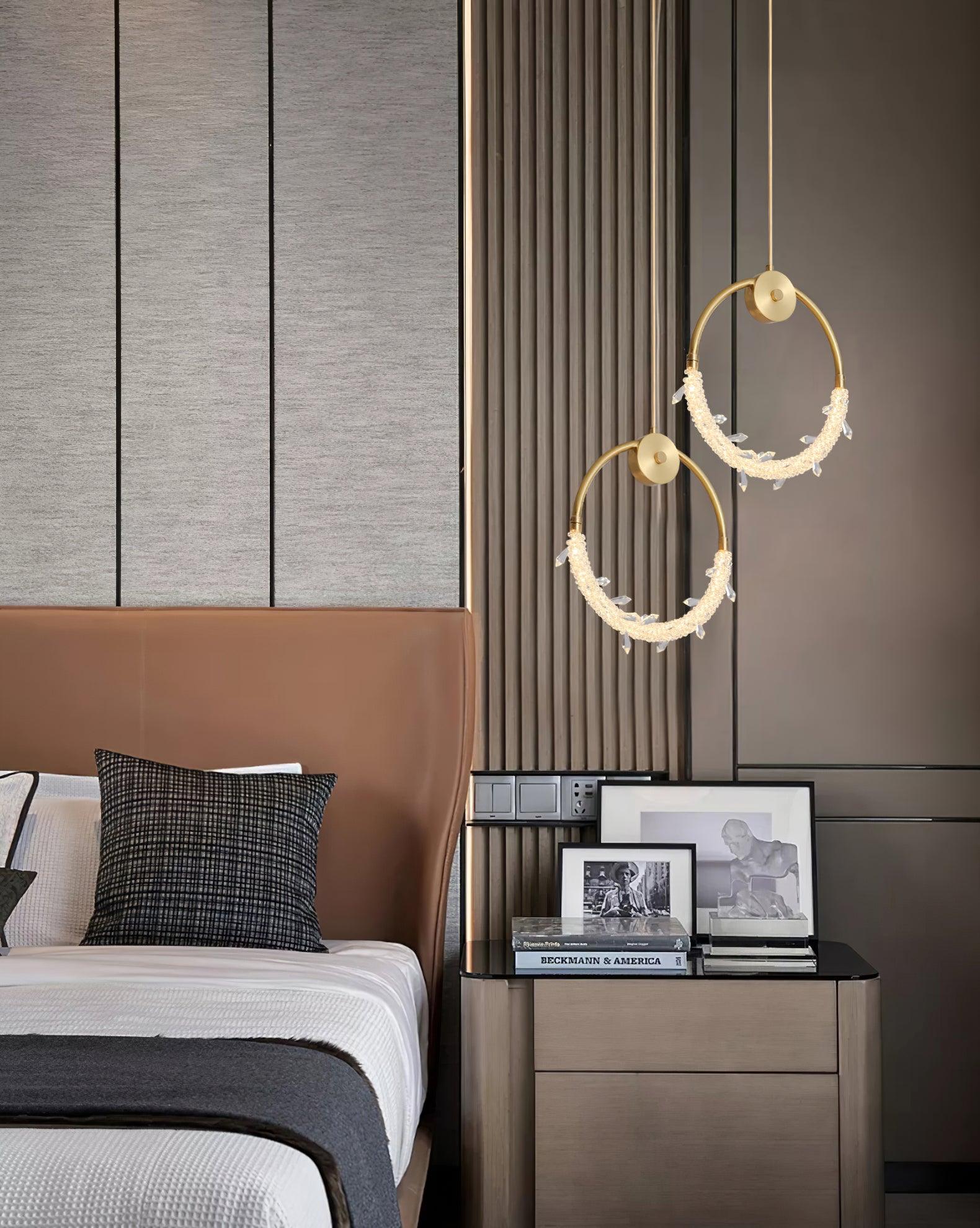 BU08P15G Modern Pendant Light - Elegant Hanging Ceiling Fixture for Kitchen, Dining Room & Bedroom - Perfect for Home Decor & Interior Lighting