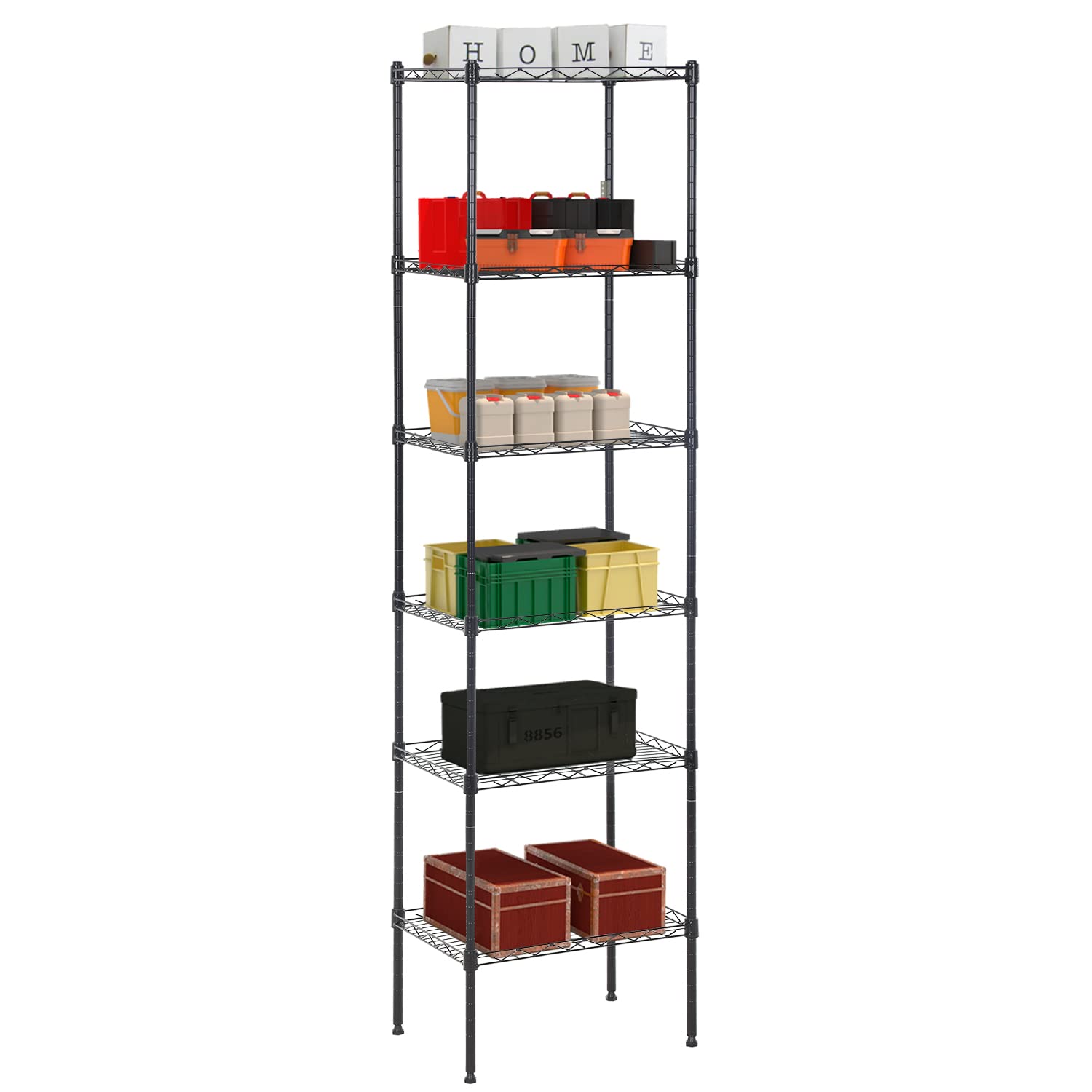 Adjustable NSF-Certified Heavy Duty Metal Wire Shelving Unit - 16.7