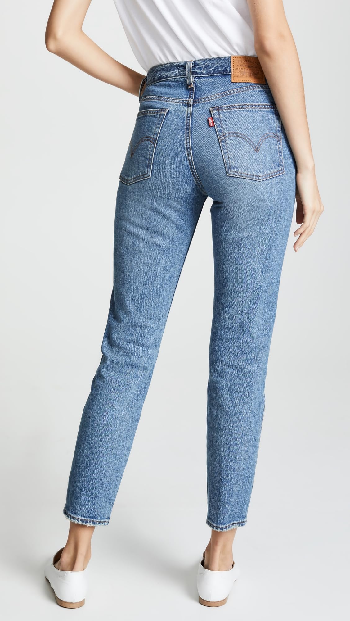 Levi's Women's Premium Wedgie Icon Fit High Waist Jeans - Vintage Denim Pants for Casual Wear & Night Out