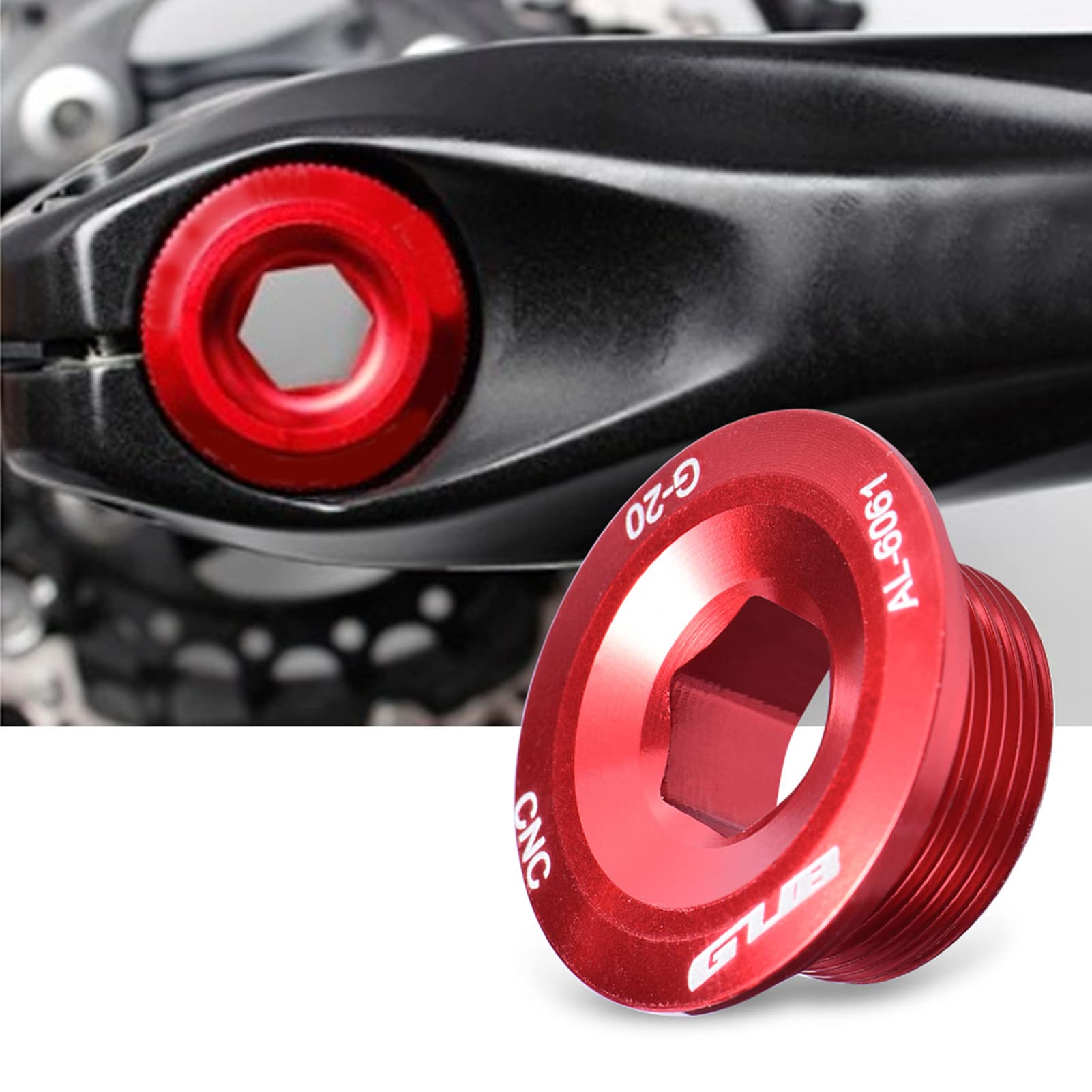Zerodis Hex Crank Arm Fixing Bolts - Bicycle Crank Screws & Bike Crank Set for MTB, Road Bikes - Durable Replacement Parts for Cycling & Bike Maintenance