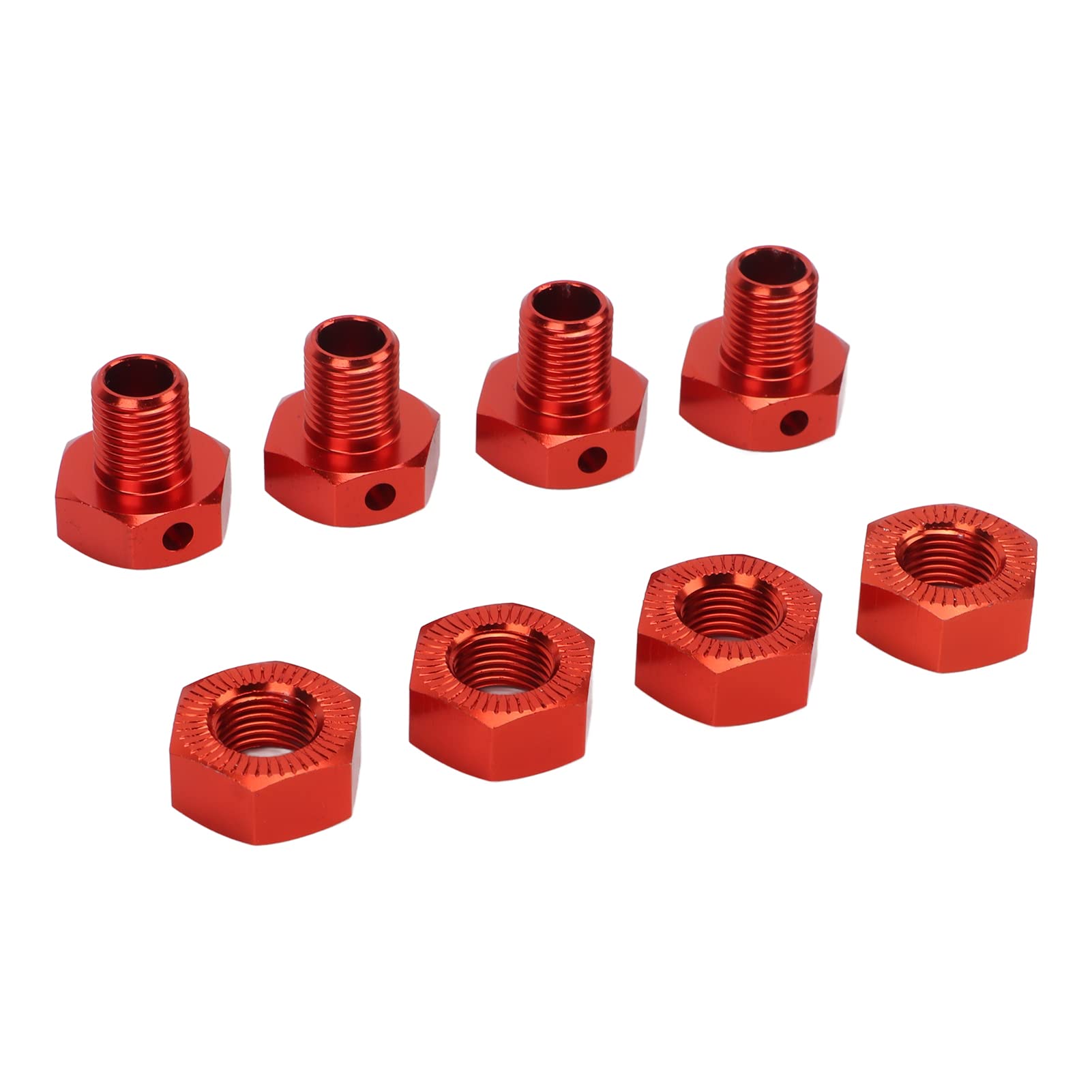 **Atyhao RC Wheel Hex Driver - 1/2 Inch Hex Connector for JLB RC Cars - Durable & Fast Fastening Tool for RC Vehicle Maintenance (Red) - Perfect for Off-Road Racing & DIY Repairs**