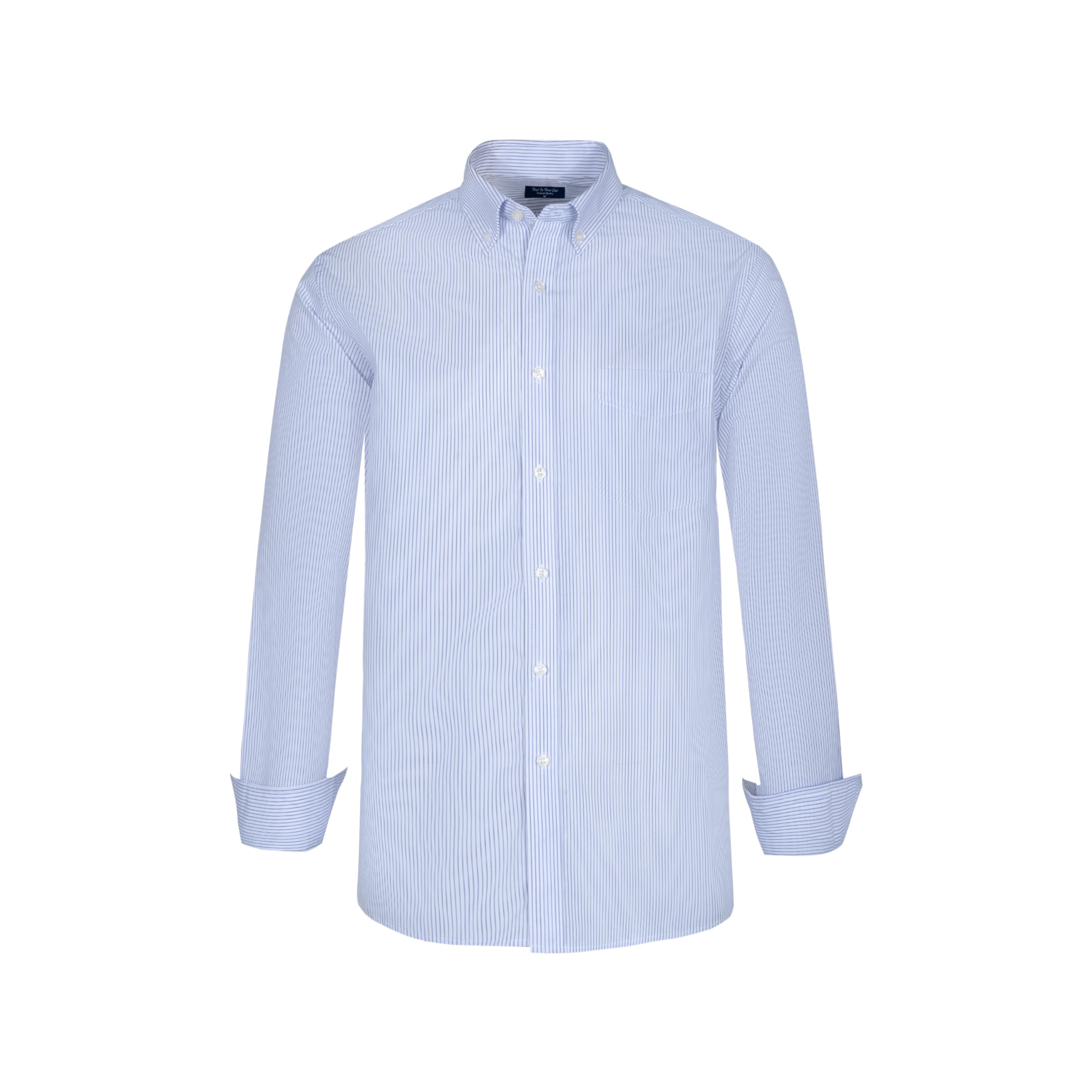 Year In Year Out Men's Water & Stain Resistant Dress Shirts - Button Down Long Sleeve Formal Shirts (Big & Tall Sizes) - Perfect for Office Wear, Business Meetings & Special Occasions