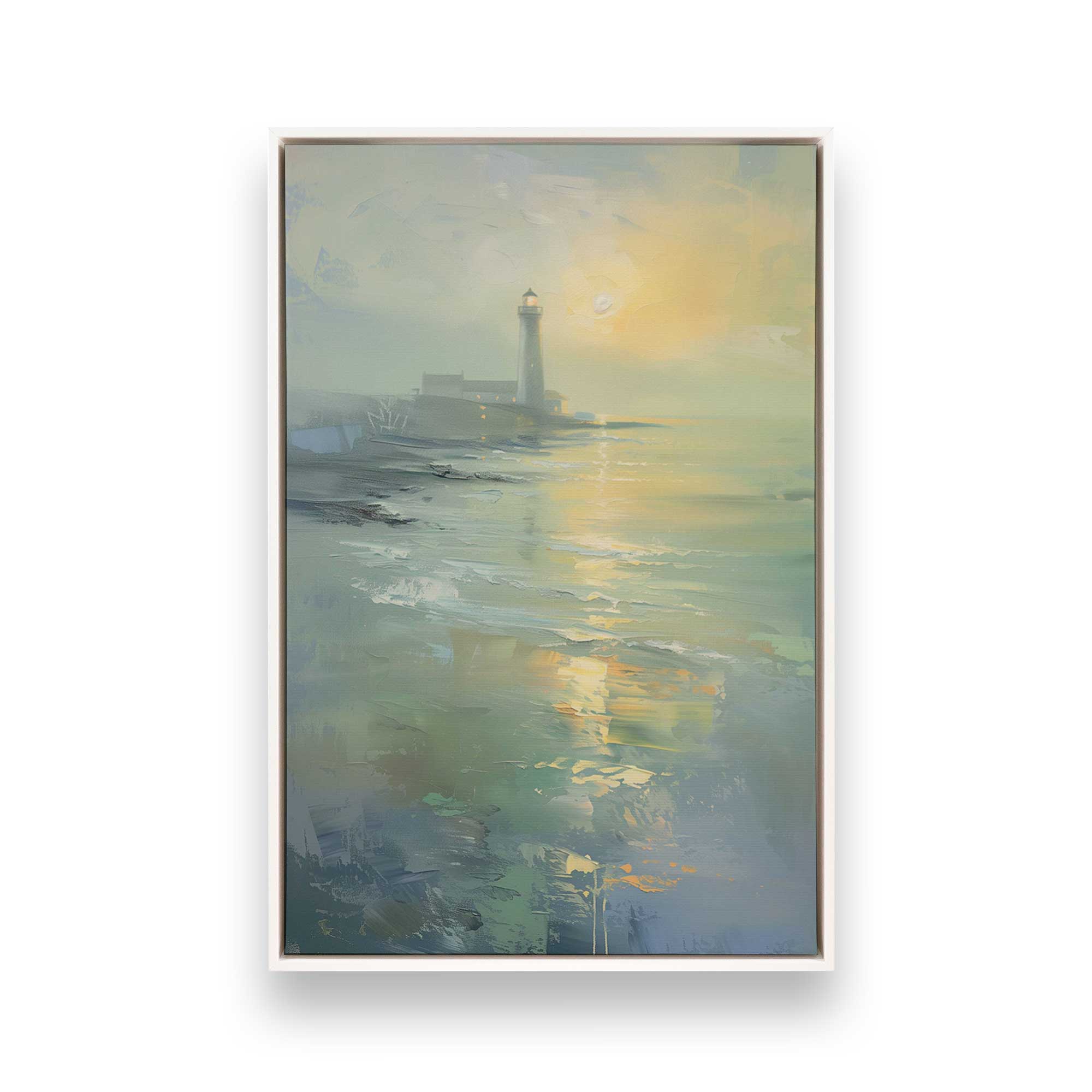 Guiding Light v2 Canvas Wall Art Print - Modern Home Decor for Living Room, Bedroom & Office