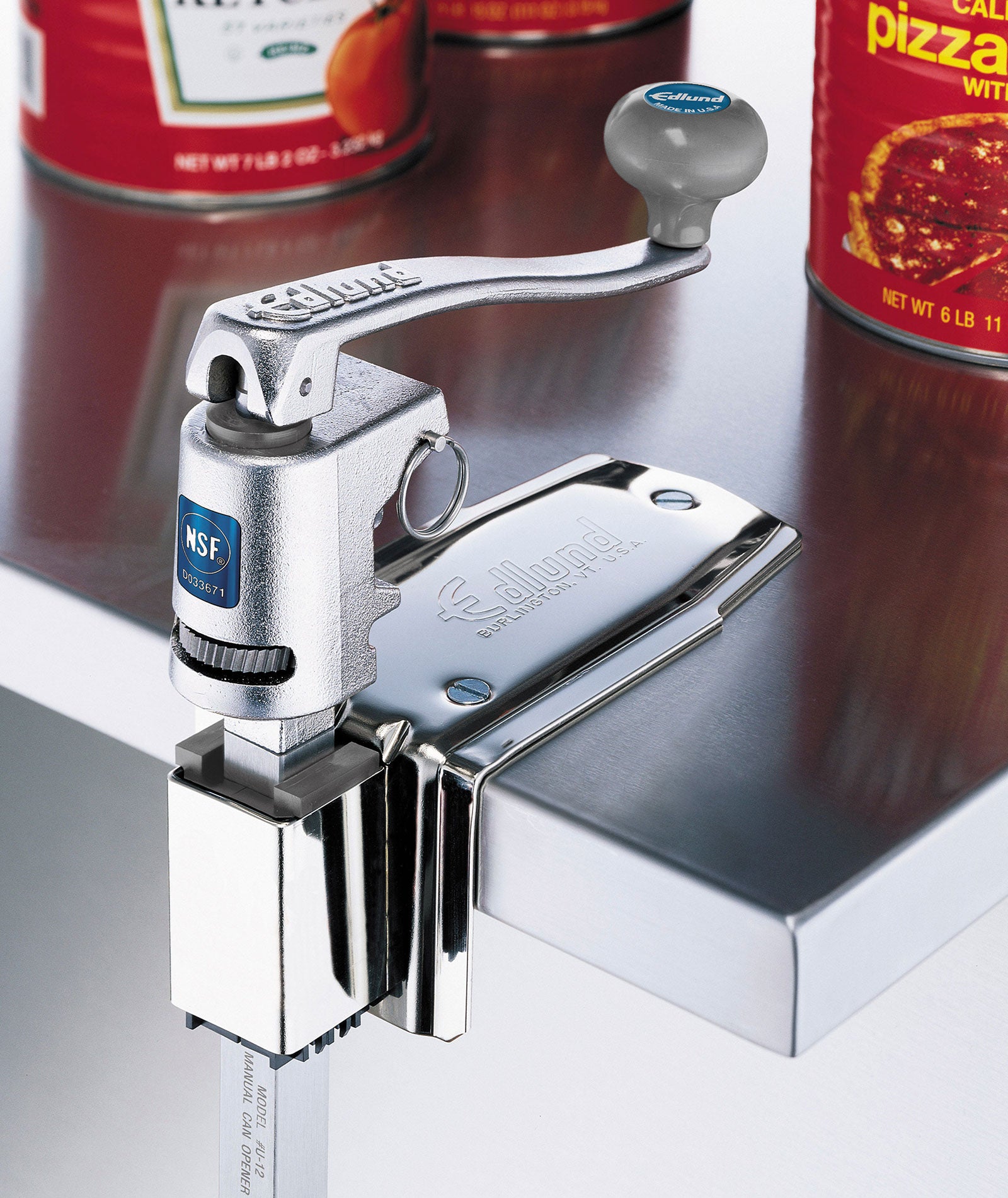 Edlund U-12 Heavy Duty Manual Can Opener - Commercial Grade Kitchen Tool for Restaurants, Catering & Home Use