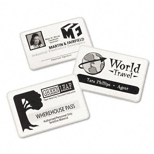 Avery Laminated ID Cards 2 x 3.25 Inches - 60 Pack (2 Boxes of 30) for Laser & Inkjet Printers | Perfect for Employee Badges, School IDs & Event Credentials