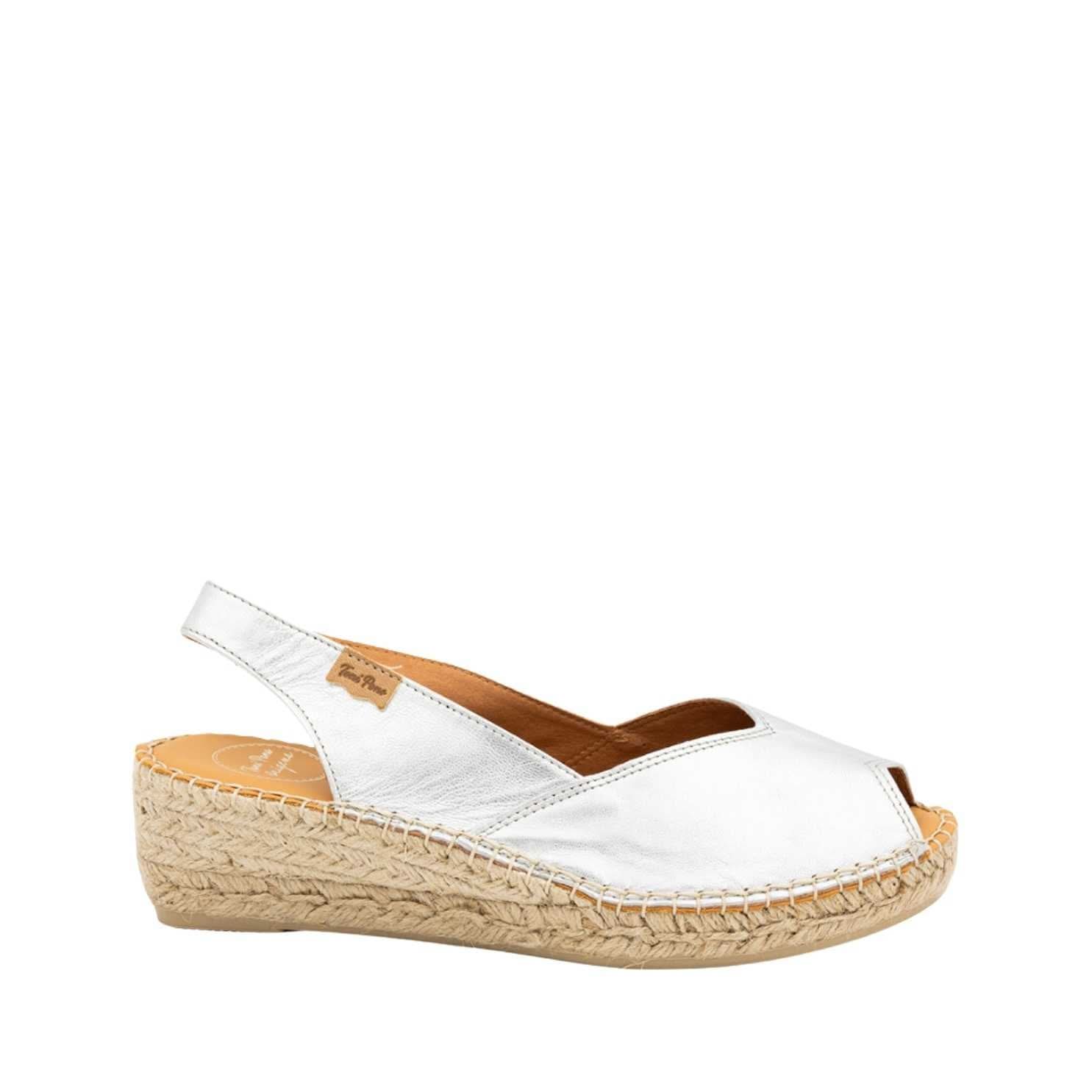 Bernia P Women's Plain Leather Wedge Espadrilles - Comfortable Casual Summer Shoes for Beach, Vacation & Everyday Wear