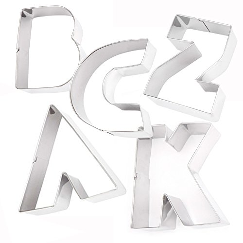 Stainless Steel Alphabet Letter Y Cookie Cutter - Durable Metal Baking Tool for Cookies, Fondant, Pastry - Perfect for Birthday Parties, Baby Showers & Holiday Baking