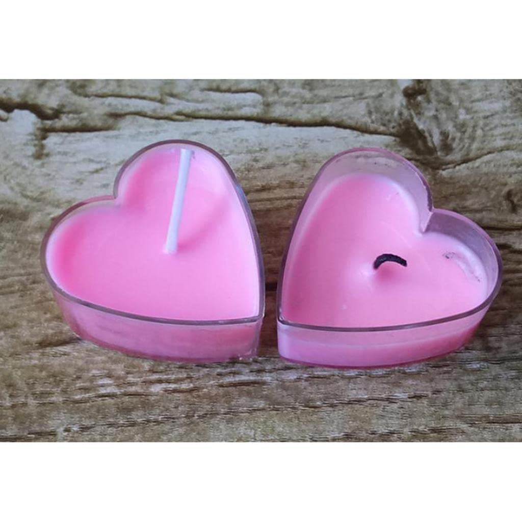 ATORSE® 10-Pack Clear Heat-Resistant Plastic Tea Light Candle Holders - Heart Shaped Candle Molds for DIY Wedding Decorations, Crafts & Home Decor - Perfect for Romantic Events, Parties & Holiday Centerpieces