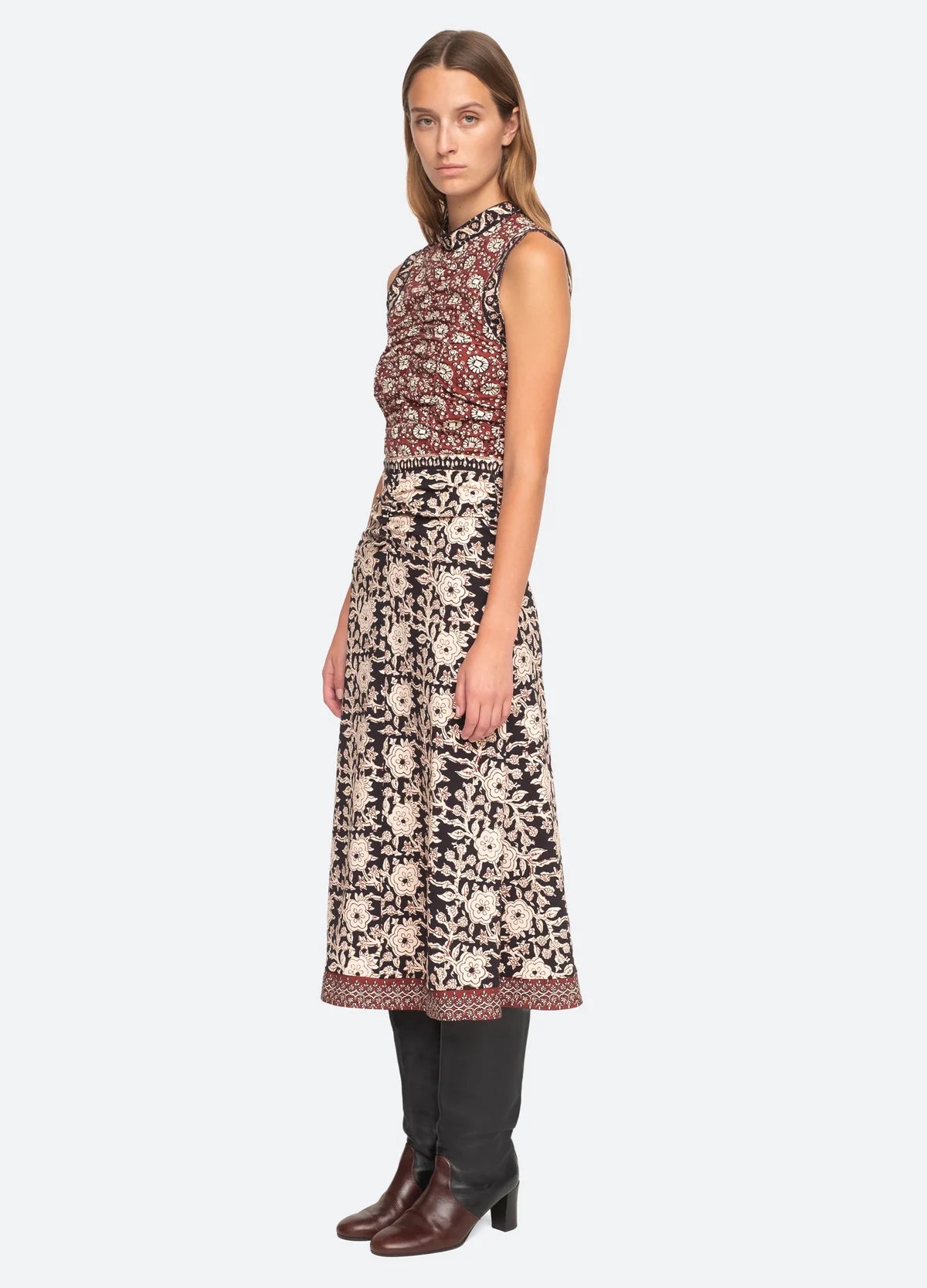 Danae Dress Women's Red Floral Summer Dress - Perfect for Beach Vacations, Parties & Date Nights