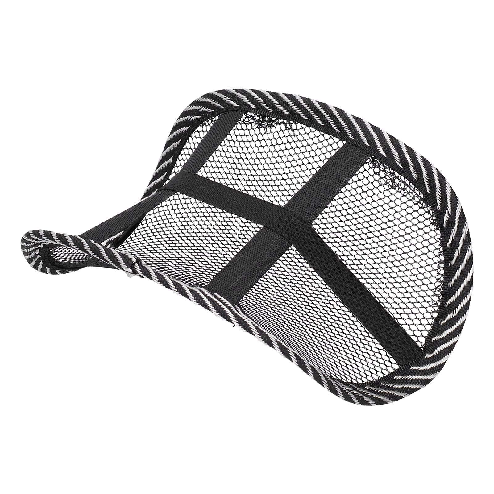 Qiilu Car Headrest Neck Pillow - Breathable Neoprene Mesh & Ice Silk Ventilation Cushion - Ergonomic Neck Support for Long Drives & Travel - Perfect for Road Trips, Commuting, and Airplane Sleep