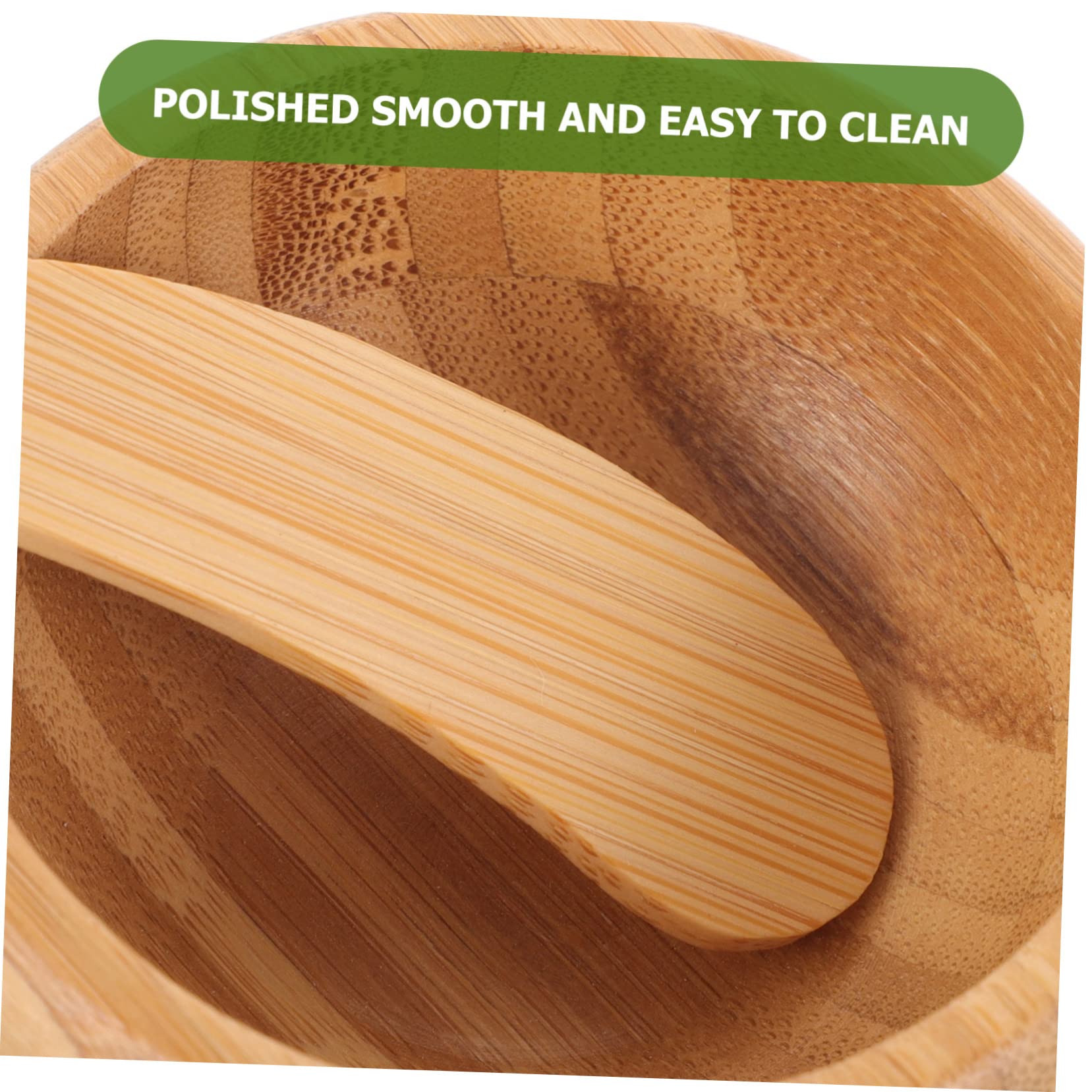 FOMIYES Bamboo Face Mask Mixing Bowl Set - DIY Mask Accessory for Spa, Salon & Home Use - Perfect for Mixing Clay, Mud & Cream Masks