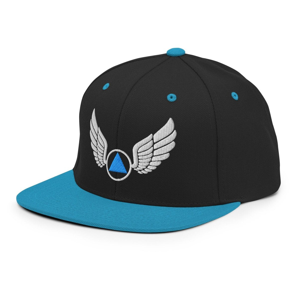 Wings Of Recovery Snapback Hat - Sobriety in Full Flight - Stylish Addiction Recovery Cap for AA Meetings & Sober Living Support