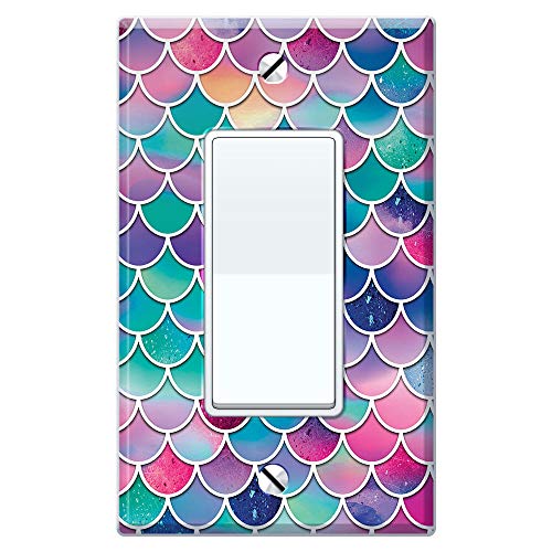 Pink Blue Pastel Mermaid Scales