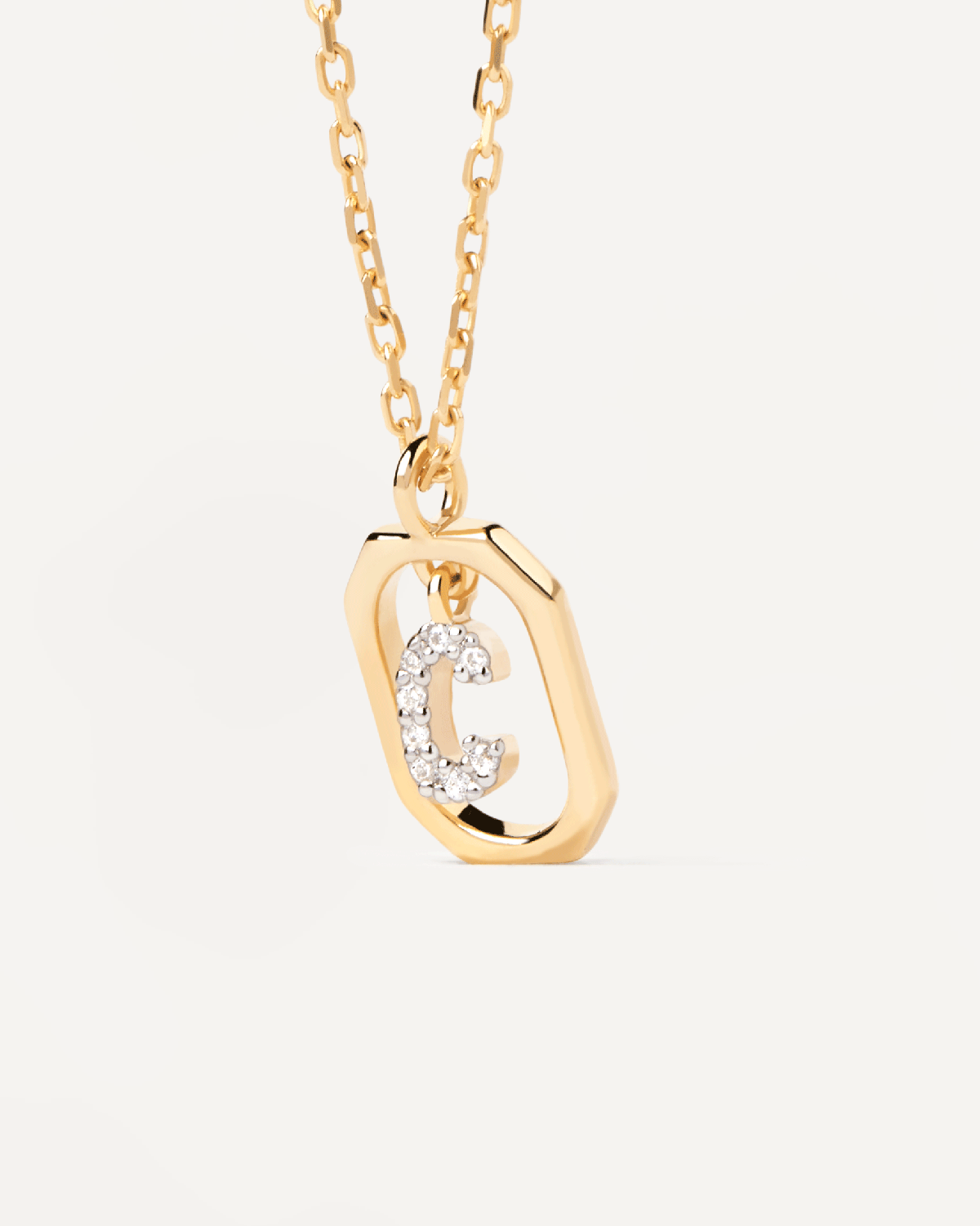 GRID 4 Mini Letter C Necklace - Dainty Initial Pendant for Women - Perfect for Gifts, Birthdays & Everyday Elegance