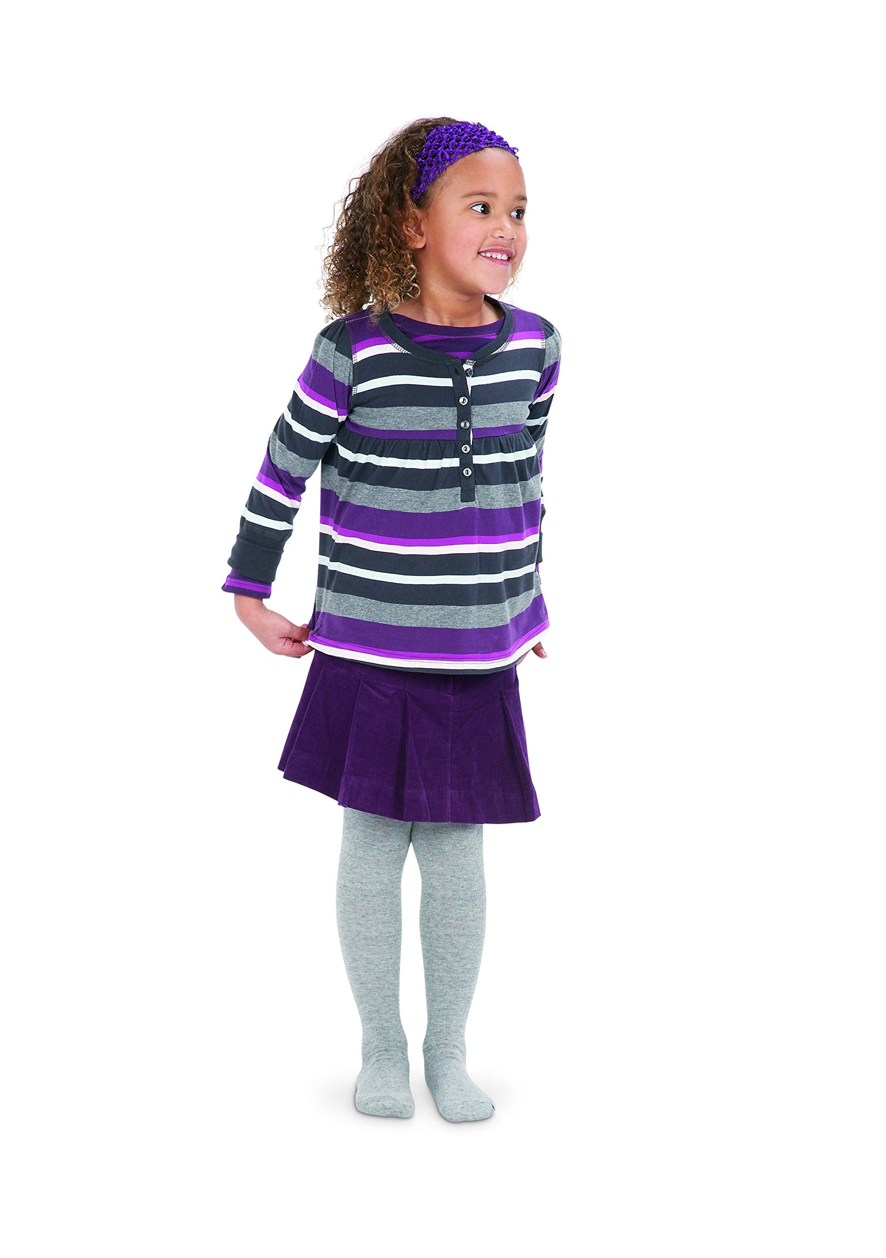 Organic Winter Baby Girls' Tights - Soft & Warm 1-Pair Leggings for Toddlers - Perfect for Cold Weather, Playdates & Holiday Outfits