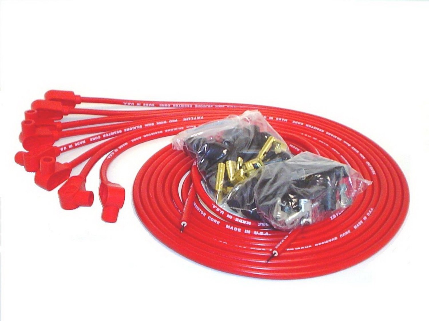 Taylor Ignition 70251 8mm Professional Spark Plug Wire Set - High Performance Ignition Wires for Cars, Trucks & SUVs - Perfect for Engine Upgrades & Tune-Ups