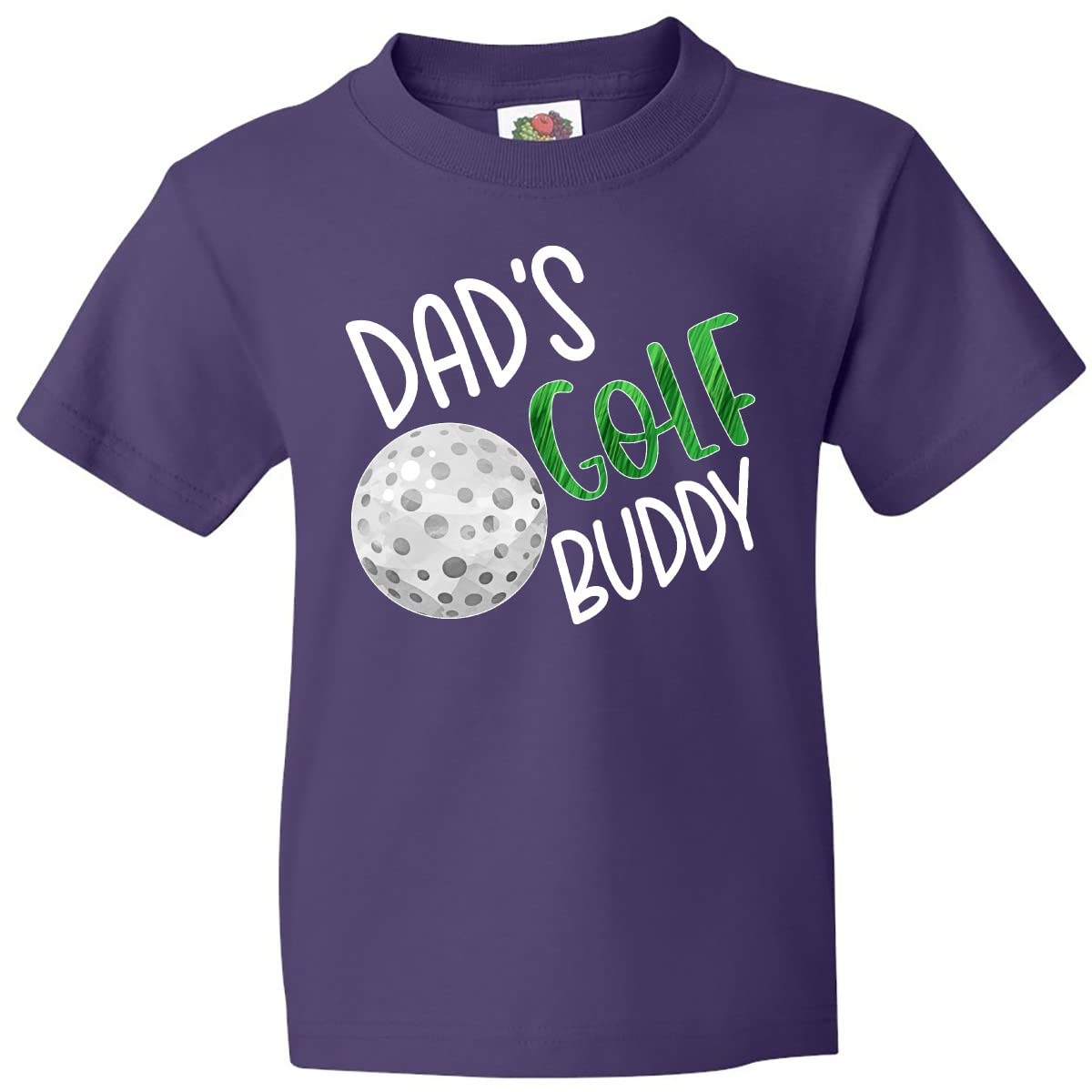 Dad's Golf Buddy with Golf Ball Youth T-Shirt - Fun Golf-Themed Kids Apparel for Father's Day & Golf Tournaments | Perfect Gift for Young Golf Fans