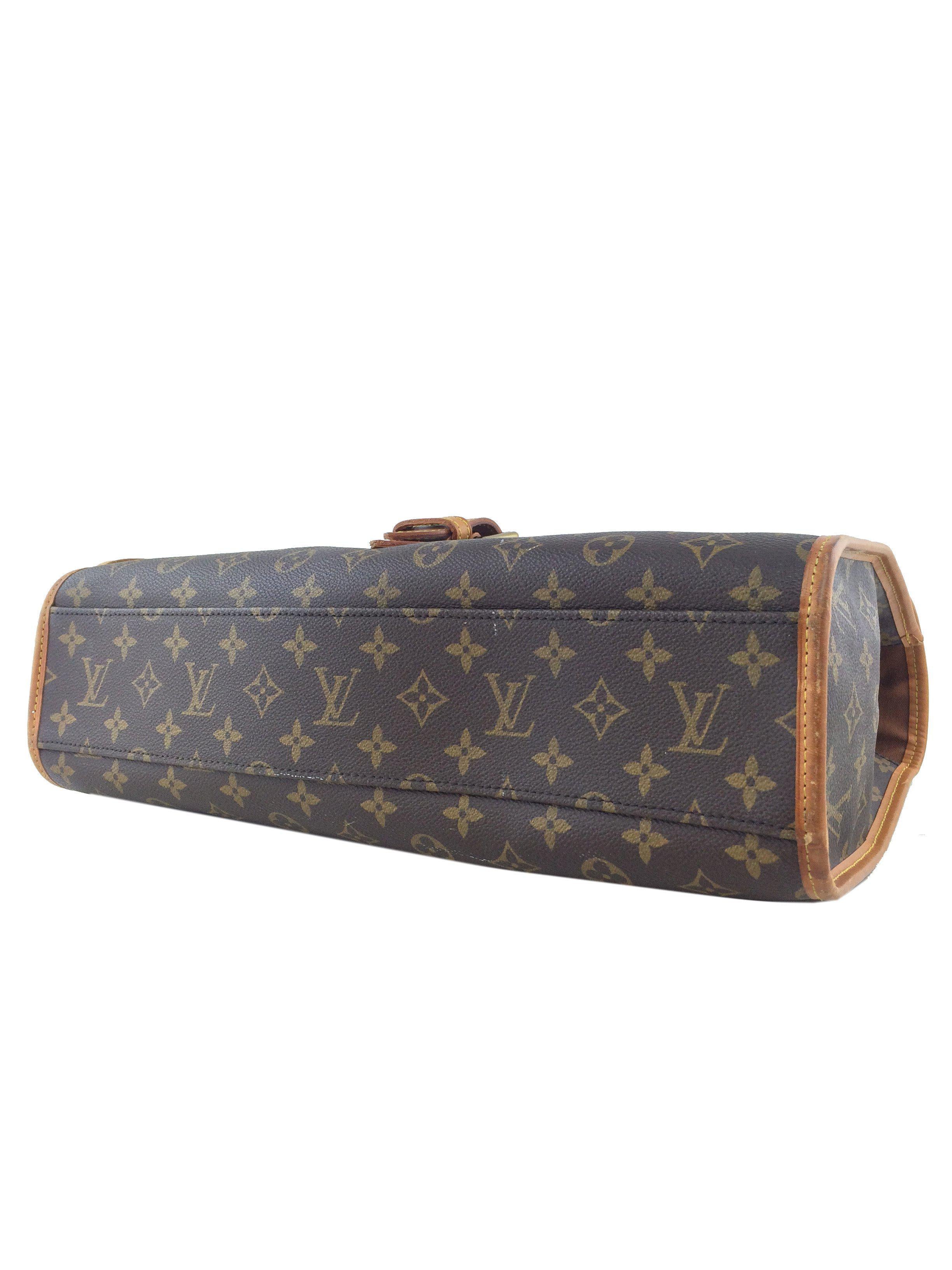 Authentic Louis Vuitton Monogram Canvas Beverly GM Briefcase Bag for Women & Men - Luxury Leather Business Bag for Office, Travel & Professional Work