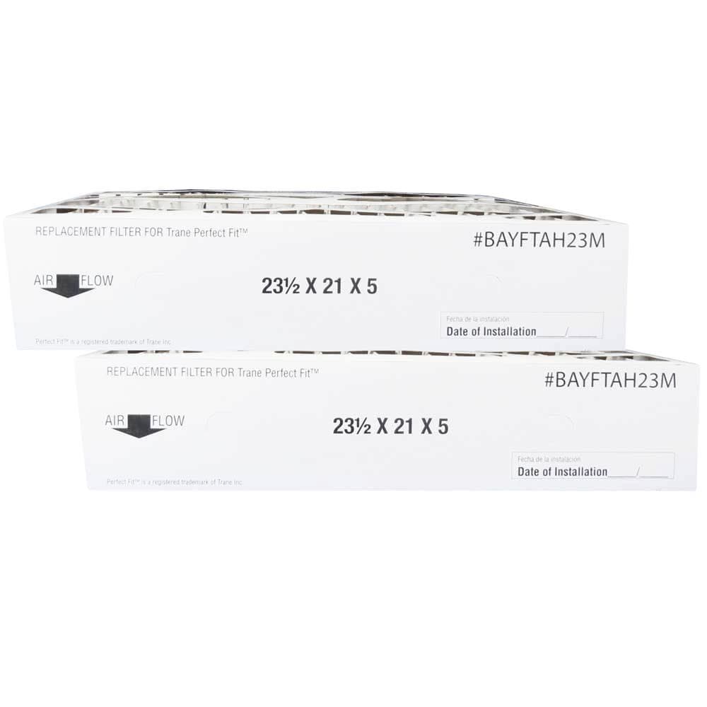 Atomic BAYFTAH23M 21x23.5x5 MERV 8 Air Filter - 2 Pack | Trane Furnace Replacement Filter | Improves Indoor Air Quality for Homes & Offices