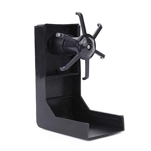 2-Pack Adjustable Rotating Wall Hooks - Heavy Duty Under Shelf Kitchen Organizer for Utensils, Spoons & Cookware - Space Saving Cabinet Storage Rack (Black) - Perfect for Small Kitchens, Pantries & Bathroom Organization