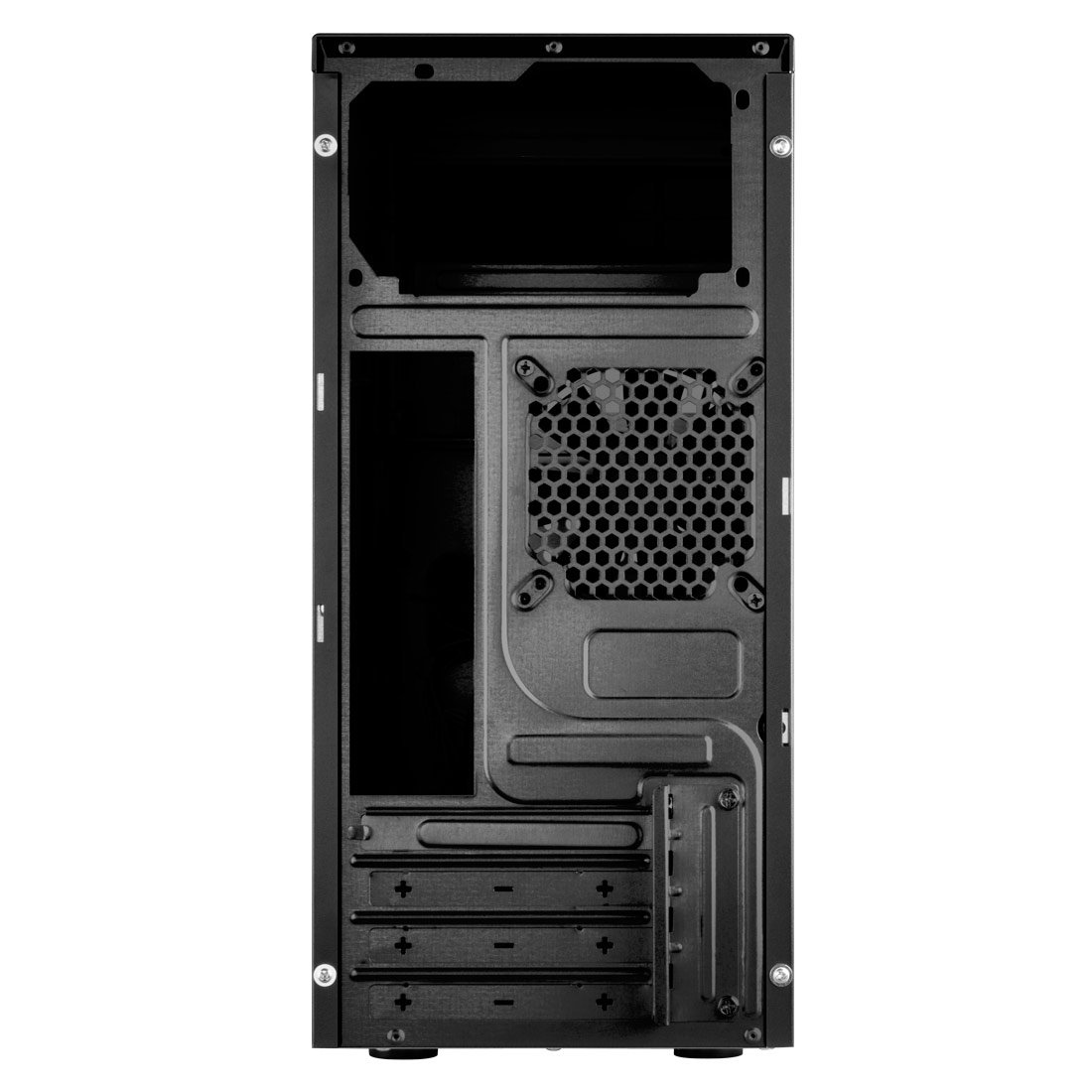 Antec VSK-3000B-U3 Micro-ATX PC Case - Black | Compact Gaming & Office Computer Tower | Perfect for Home & Small Workspace Setups
