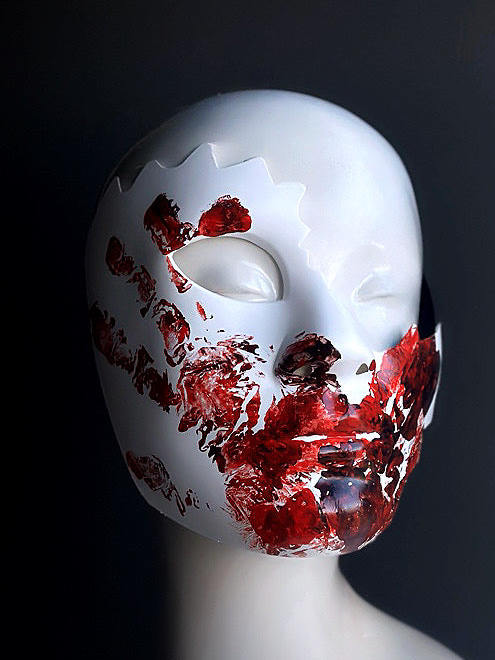 Couples Halloween Costume Set - Bloody Purge Horror Outfit for Couples | Scary Movie Night, Cosplay Party & Themed Events