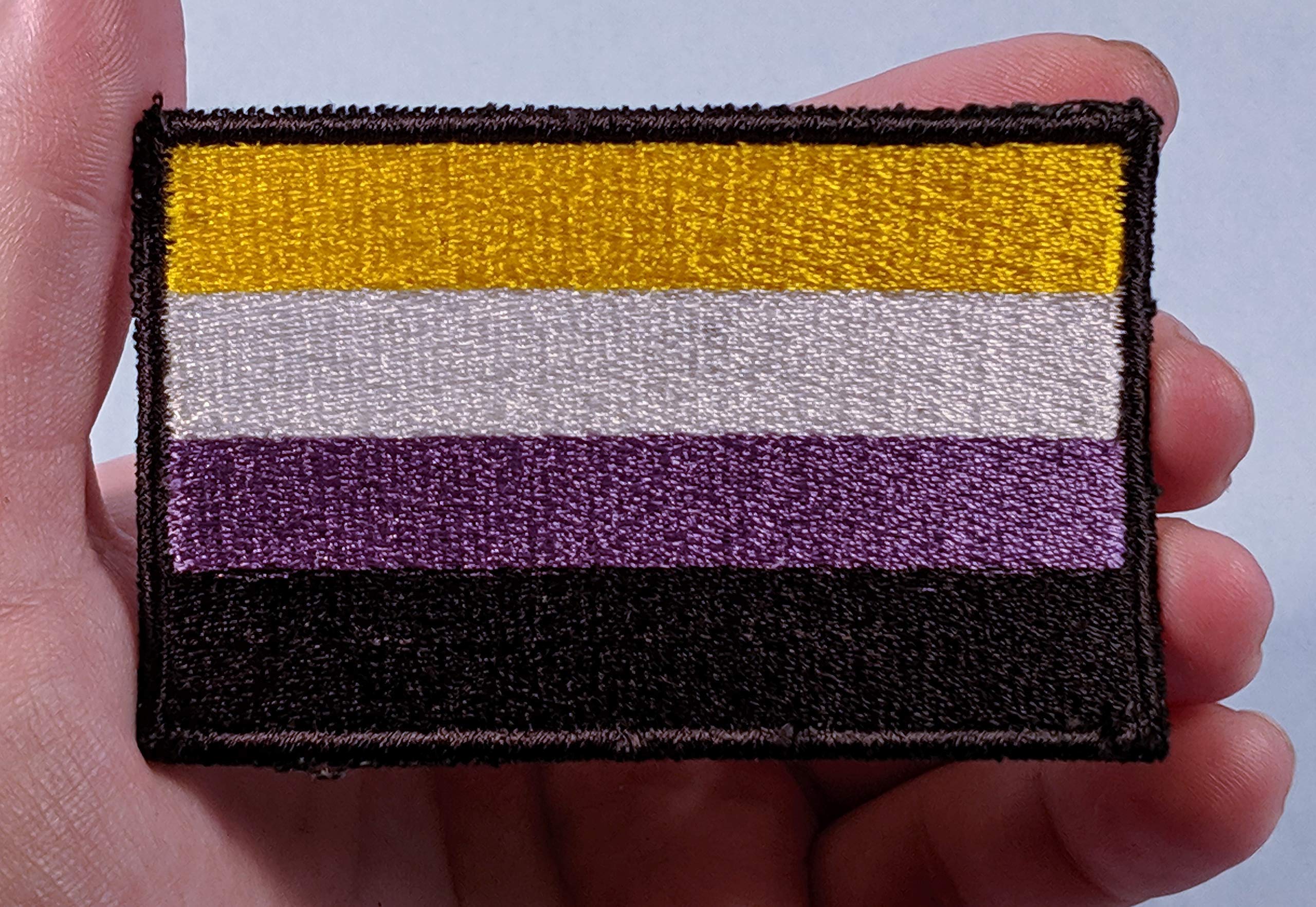 Pansexual Pan Pride Flag Embroidered Patch - LGBTQ+ Pride Accessory for Jackets, Bags & Backpacks - Show Your Pride at Parades & Events