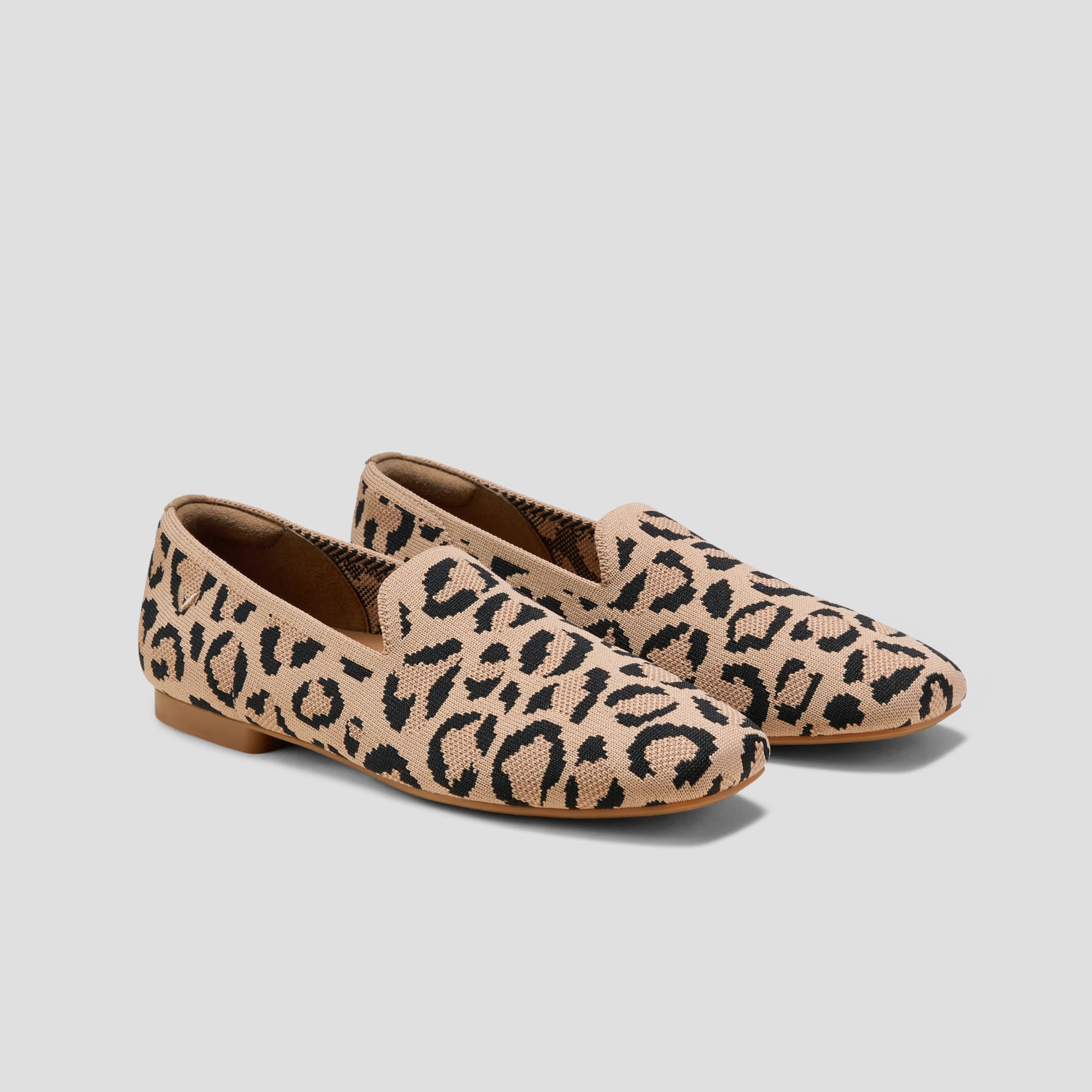 VIVAIA Women's Washable Slip-On Loafers - Comfortable Square-Toe Casual Flats for Work, Travel & Everyday Wear - Breathable Machine Washable Shoes for Women