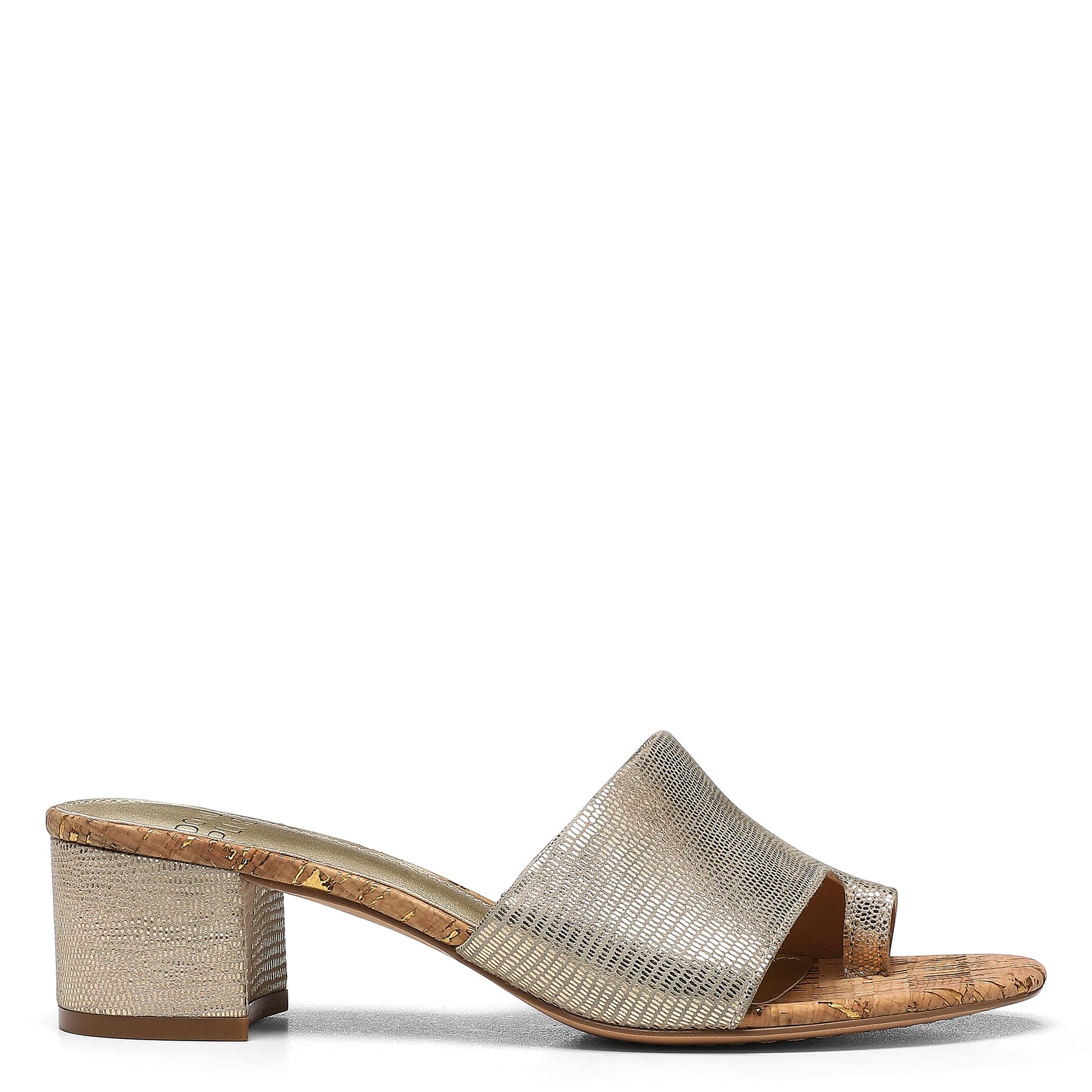 Donald Pliner Women’s NAIA Dress Sandal – 1.75” Heel Comfortable Mule Sandals with Toe Ring | Open Toe Slip-On Dress Shoes for Women | Perfect for Weddings, Parties & Summer Outfits